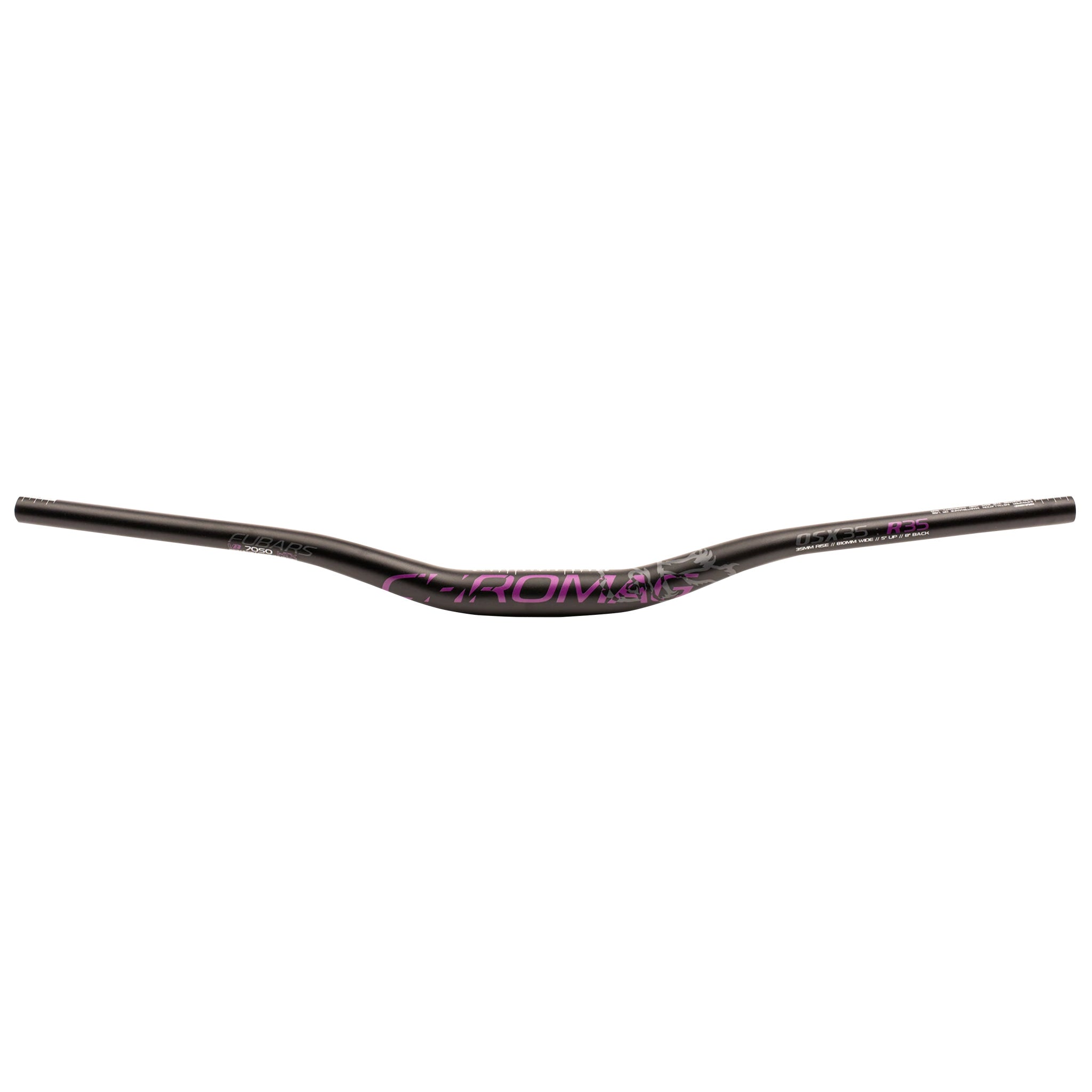 Chromag Fubars OSX 35 Bar, (35.0) 25mm/800mm Blk/Purp-0