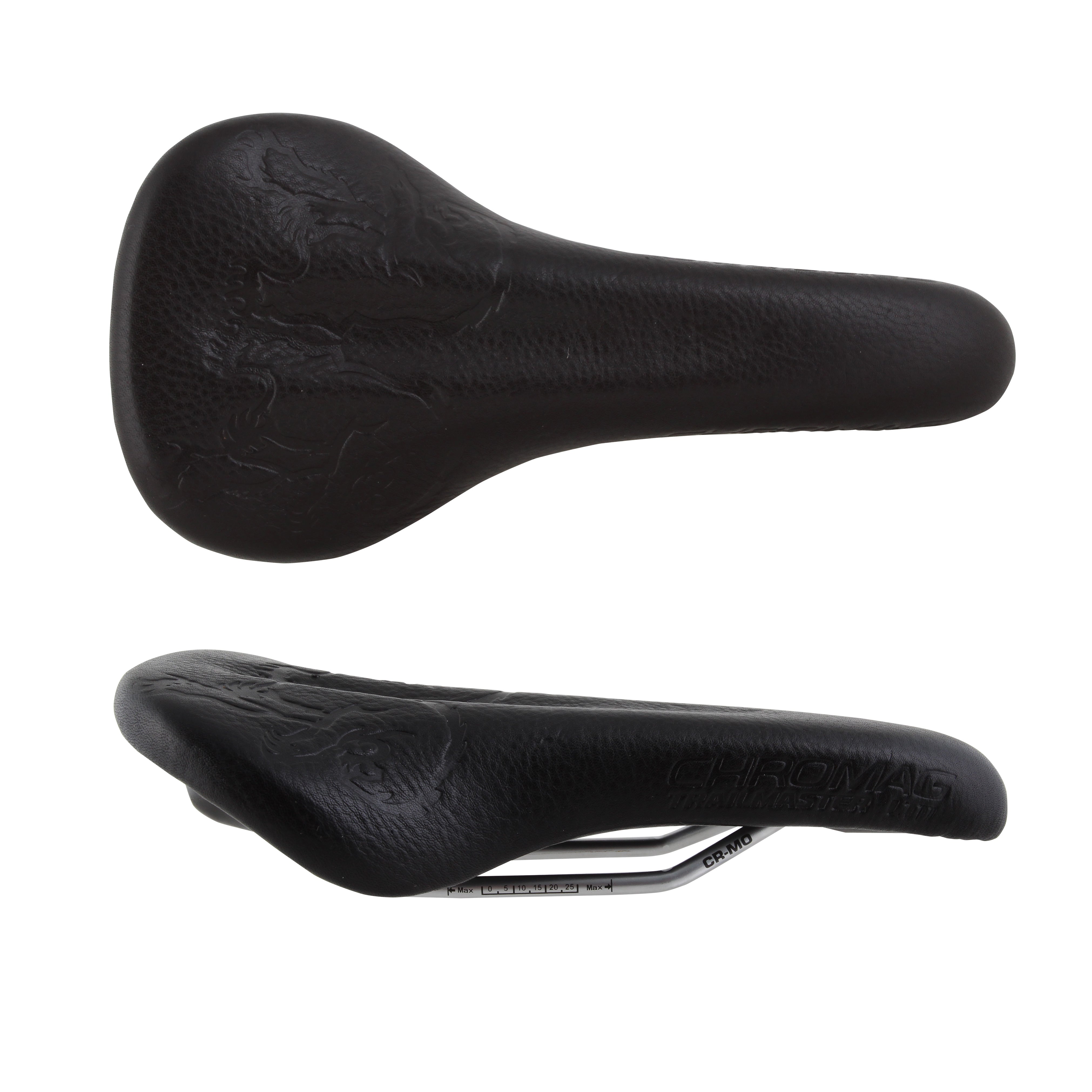 Chromag Trailmaster LTD Saddle - Black/Full Grain-0