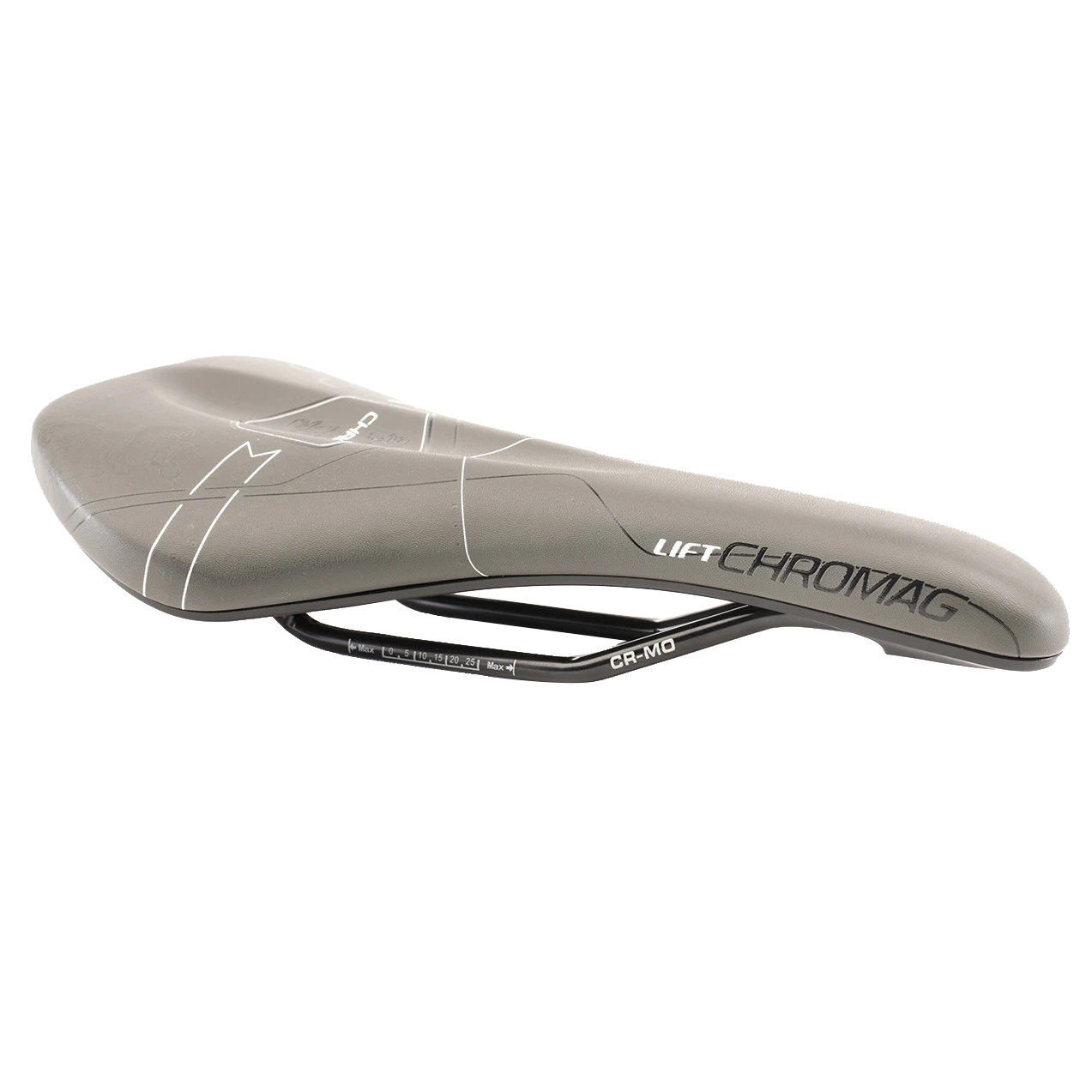 Chromag Lift Saddle, Synth Top, CrMo Rails - Silver-0