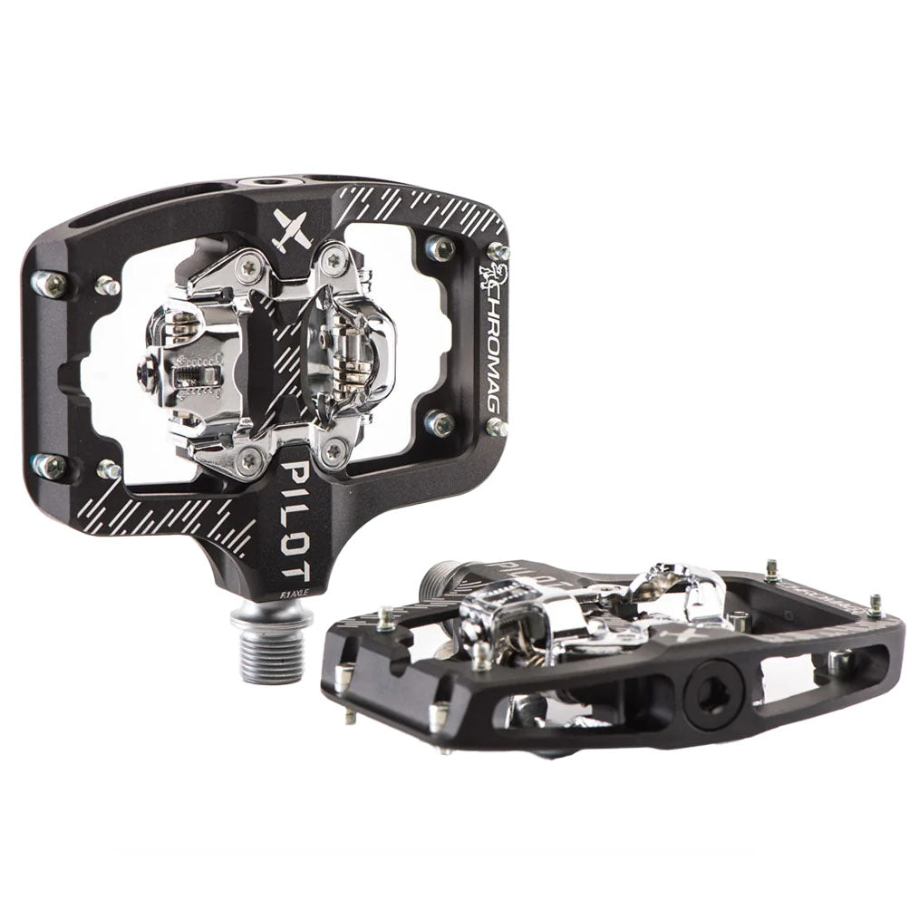 Chromag Pilot SPD Pedals, Black-0