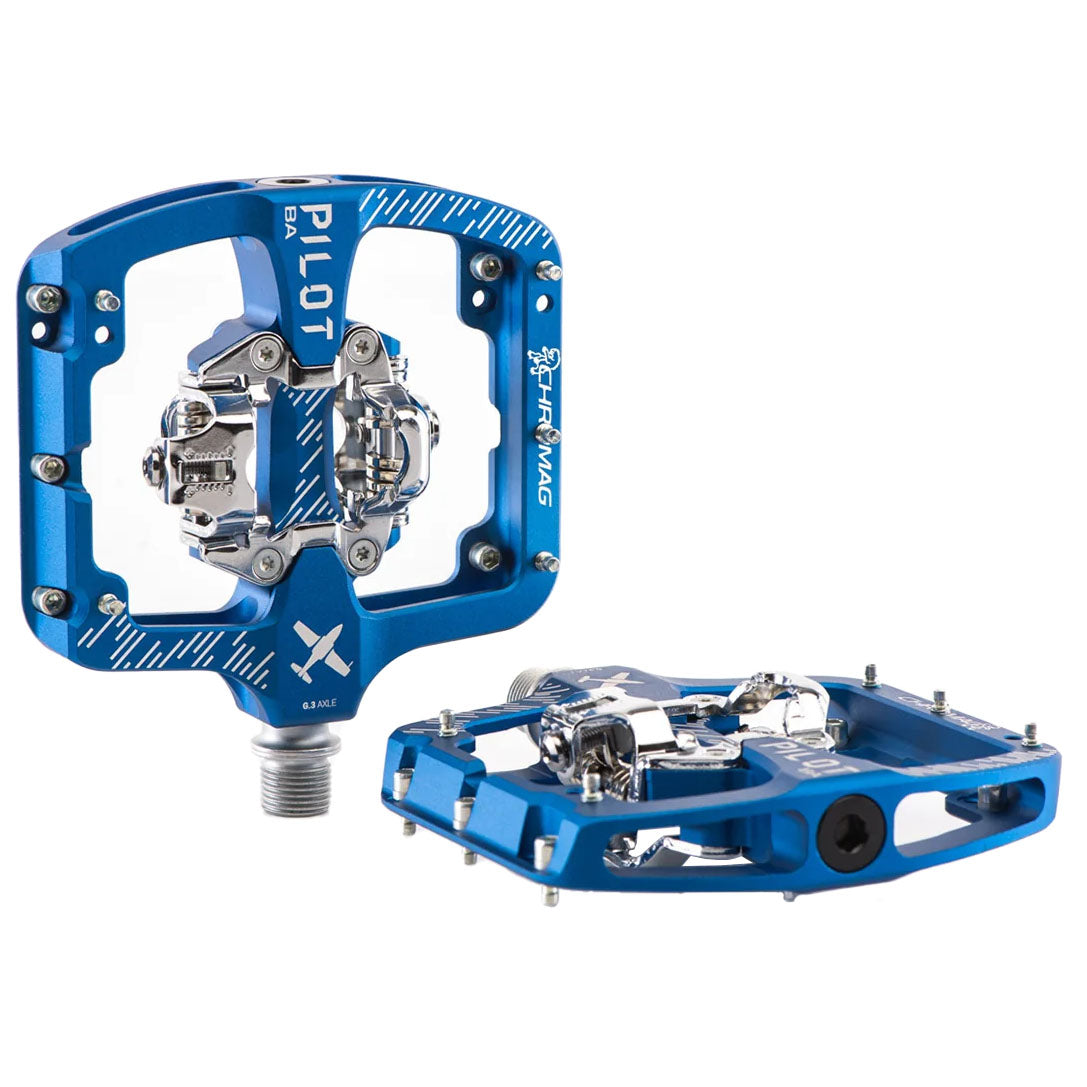 Chromag Pilot BA SPD Pedals, Blue-0