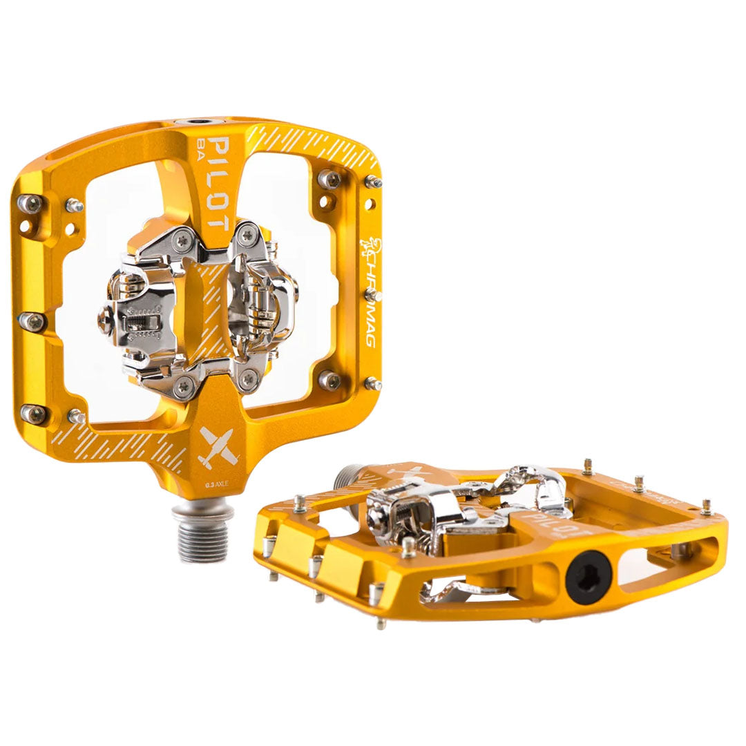Chromag Pilot BA SPD Pedals, Gold-0