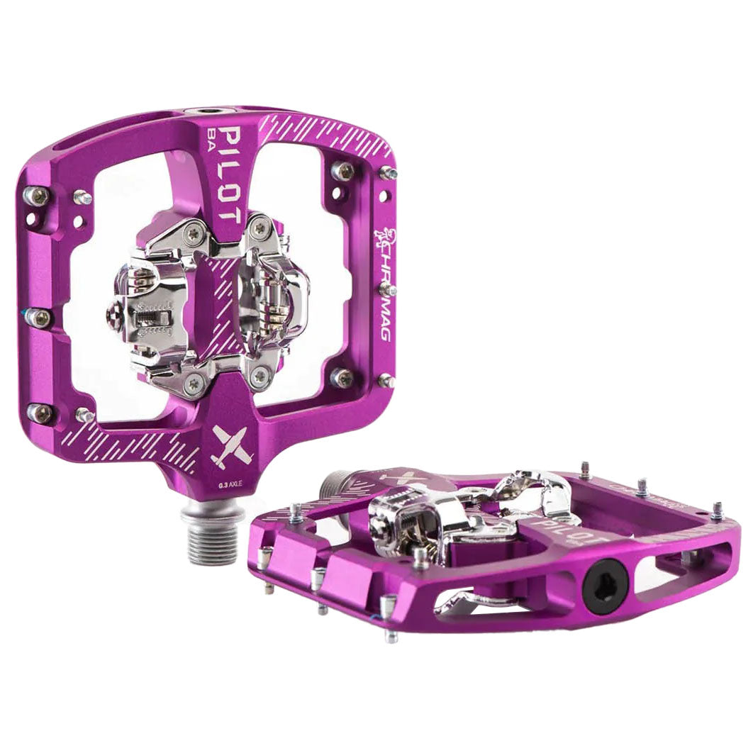 Chromag Pilot BA SPD Pedals, Purple-0