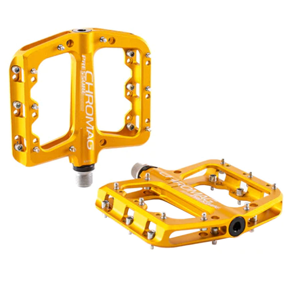 Chromag Pressure Pedals, Gold-0