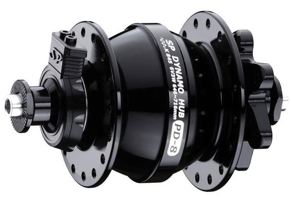 Shutter Precision PD-8 IS-Disc Front Q/R Hub, 9x100mm, 32h - Black-0