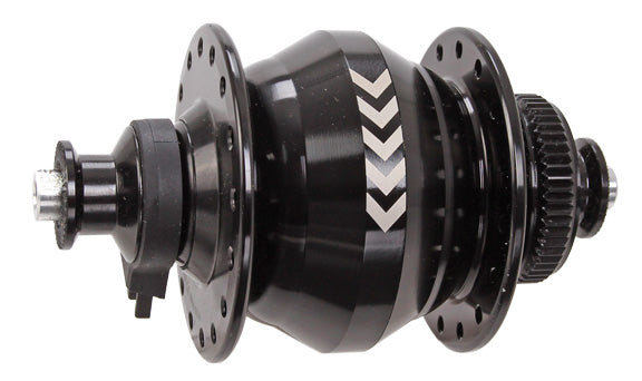 Shutter Precision PL-8 CL-Disc Front Q/R Hub, 9x100mm, 32h - Black-0