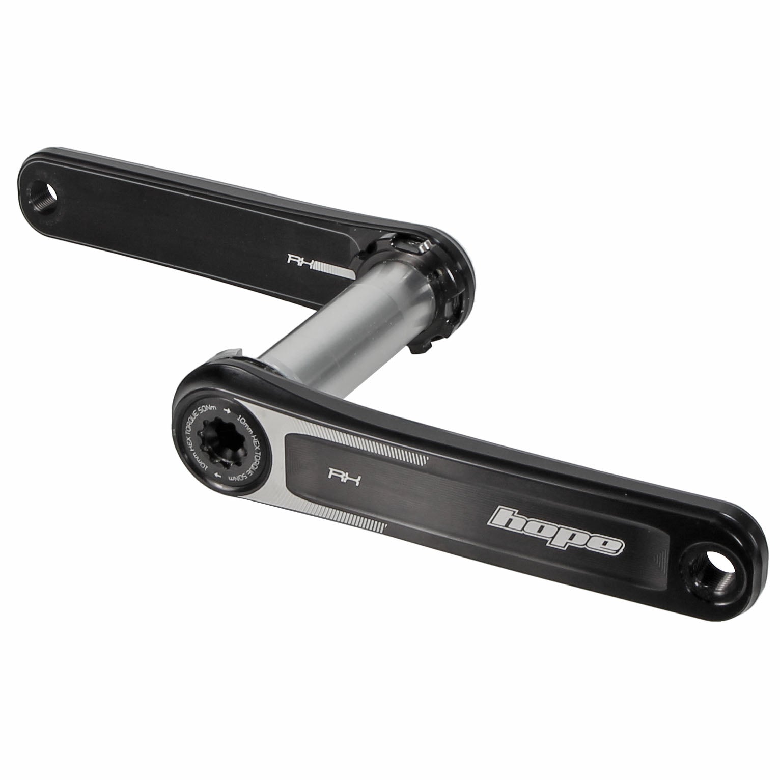 Hope RX Crankset No Spider, 172.5mm, Black  NLS-0