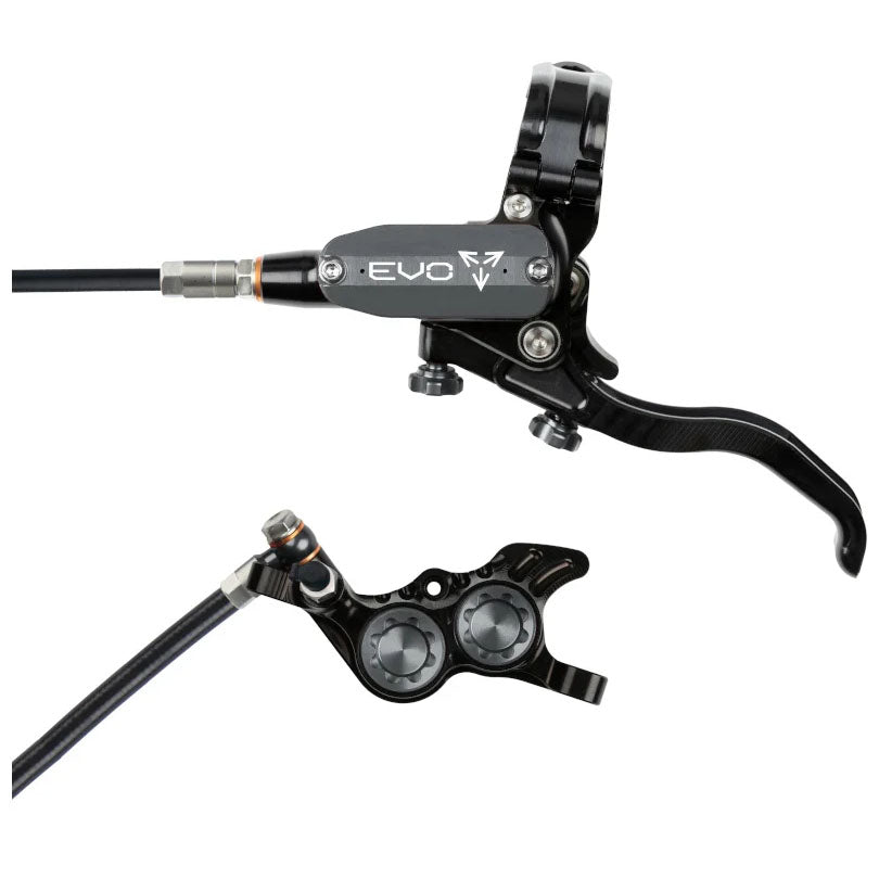 Hope Tech 4 Evo GR4 Disc Brake, Left/Front, 74mm, Blk/Smoke-0