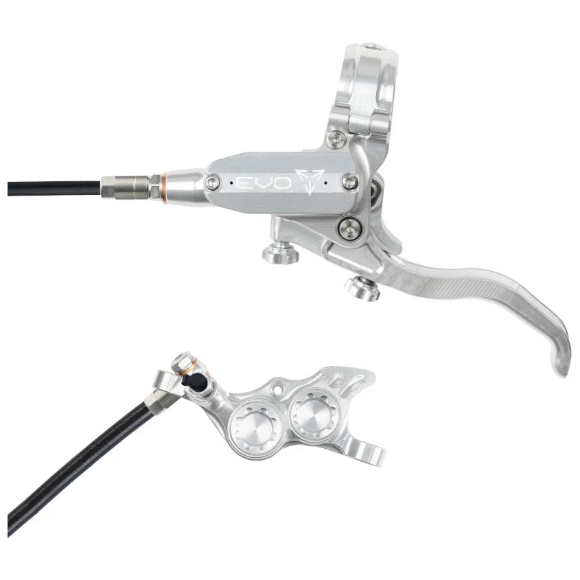 Hope Tech 4 Evo TR4 Disc Brake, Left/Front, 74mm, Silver-0