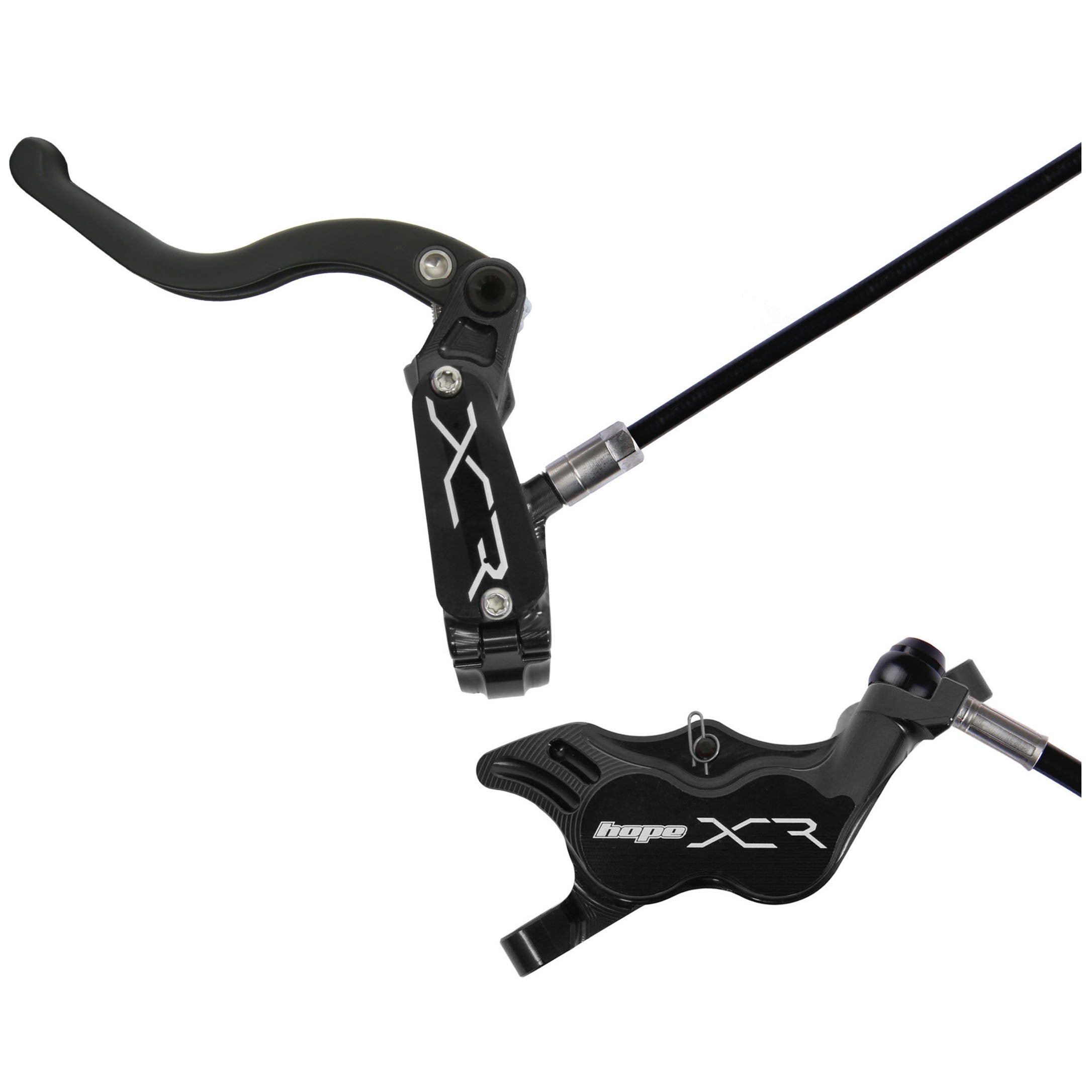 Hope XCR Pro E4 Disc Brake, Left/Front, 74mm, Black-0