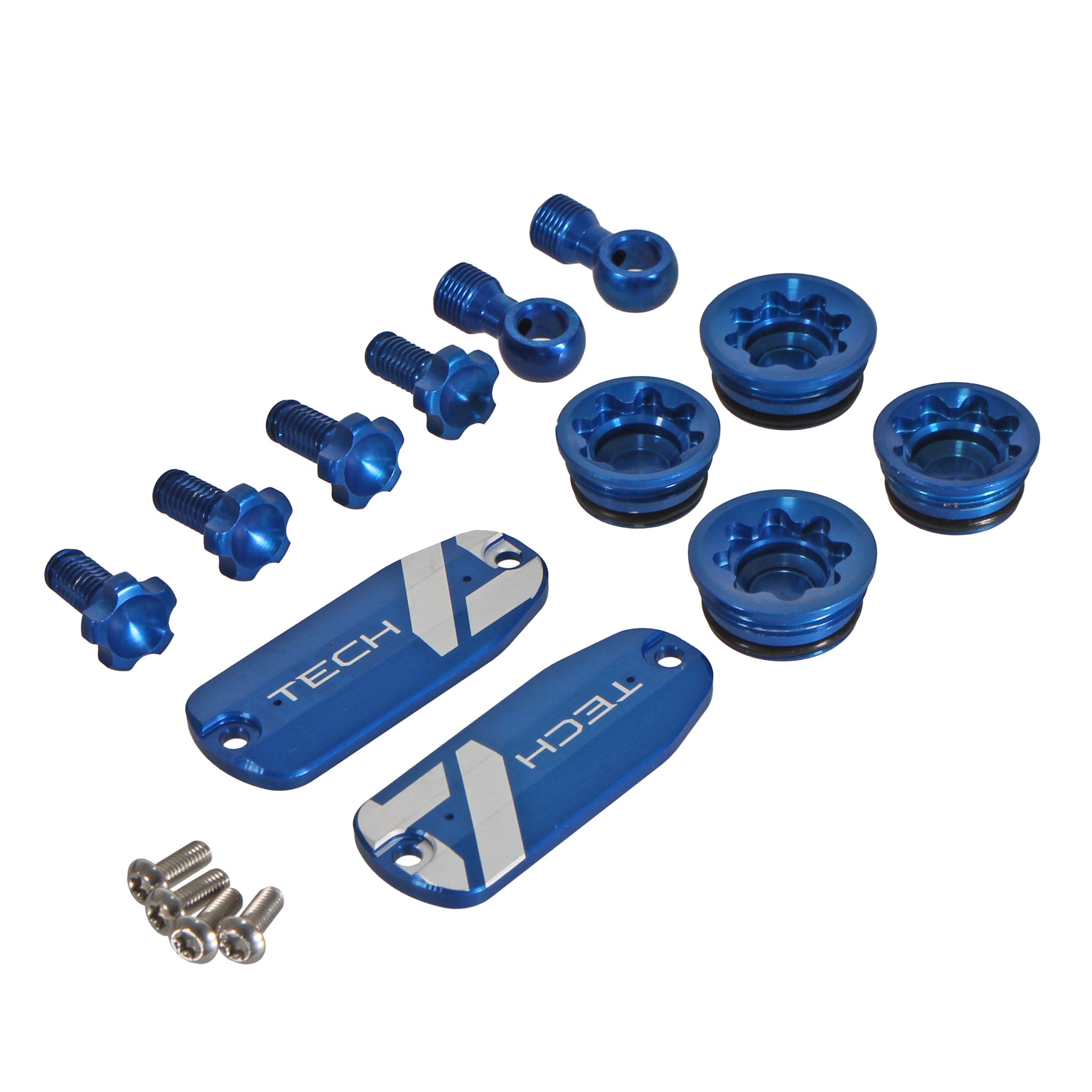 Hope Tech 4 V4 Custom Color Kit, Blue-0