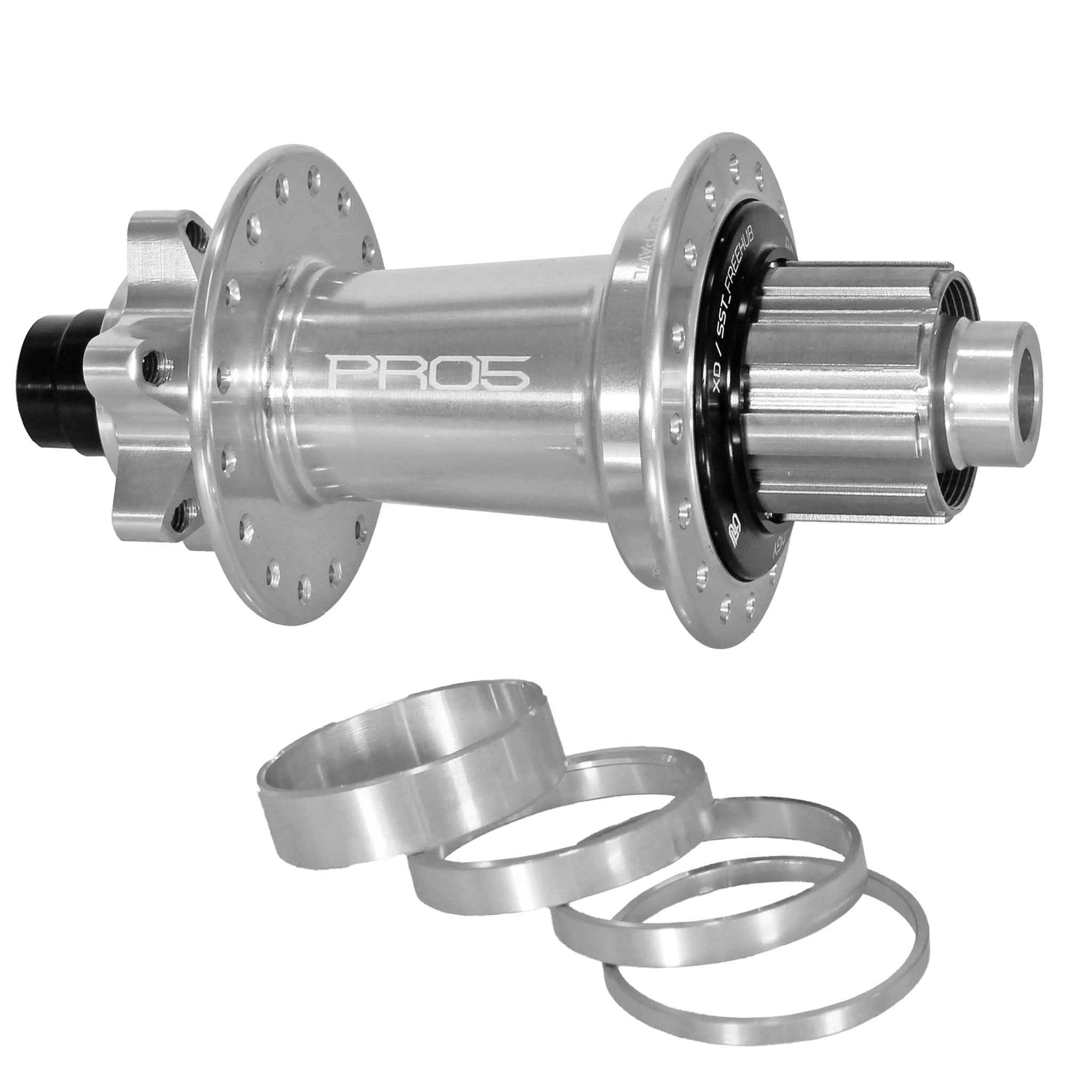 Hope Pro5 Singlespeed Disc R TA Hub(32h), 12x142mm, Silver-0