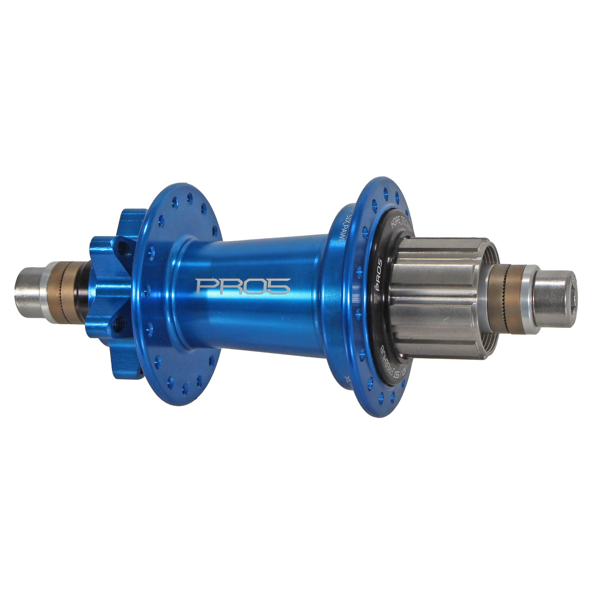 Hope Pro5 Singlespeed Disc R B-O Hub, 135x32h, Blue-0