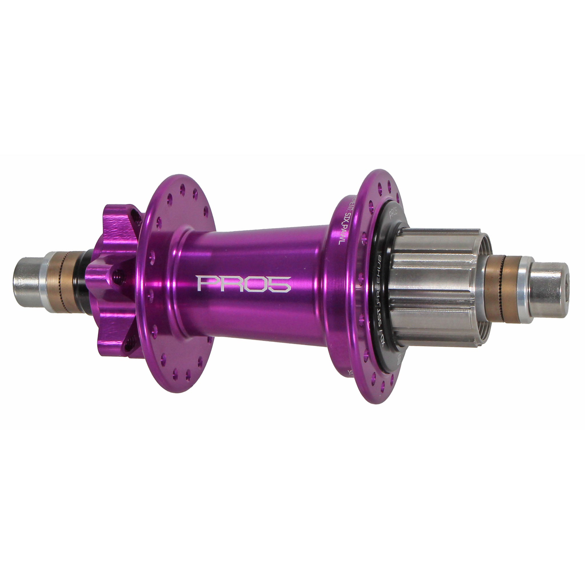 Hope Pro5 Singlespeed Disc R B-O Hub, 135x32h, Purple-0