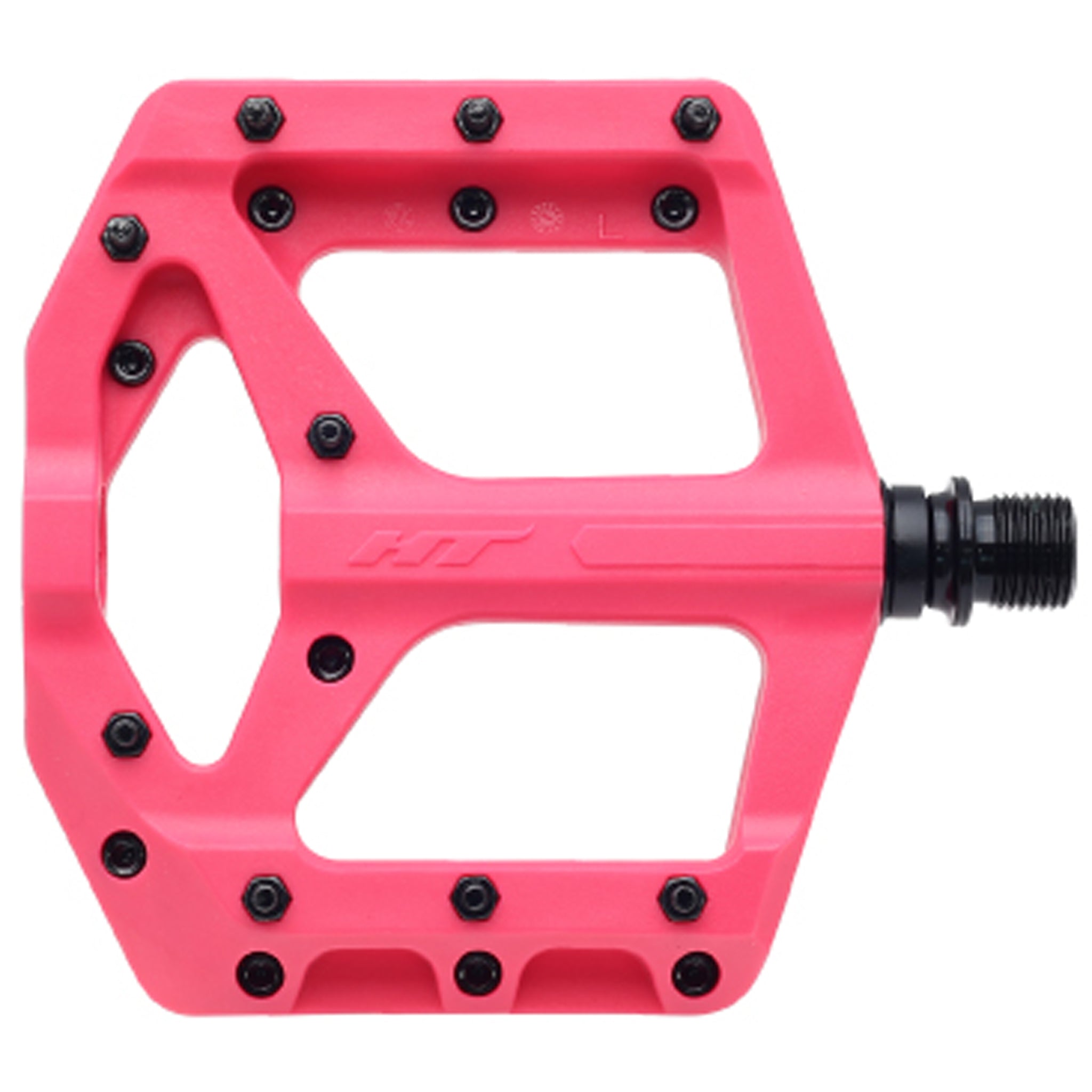 HT Pedals PA32A Platform Pedal, CrMo, Pink-0