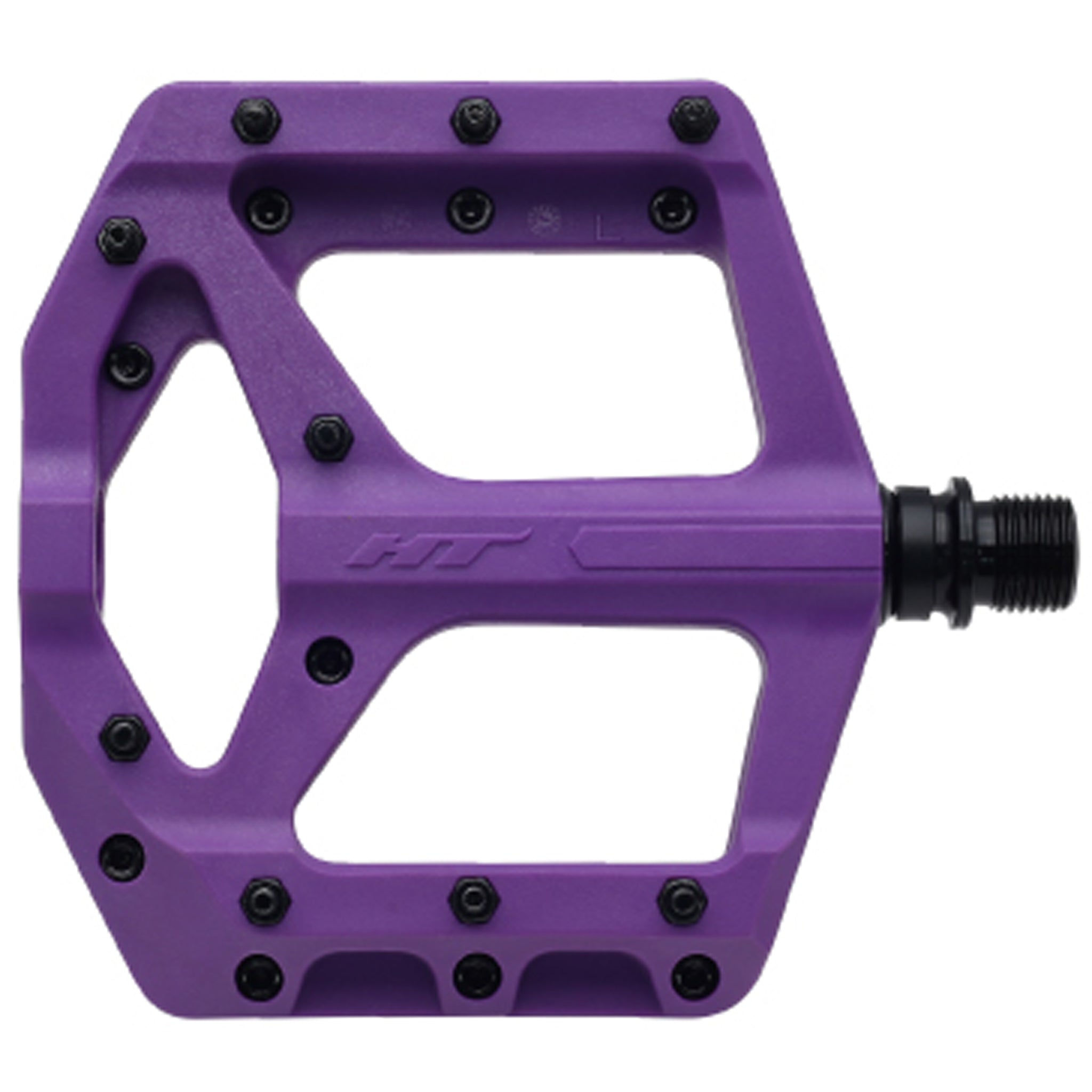 HT Pedals PA32A Platform Pedal, CrMo, Dark Purple-0