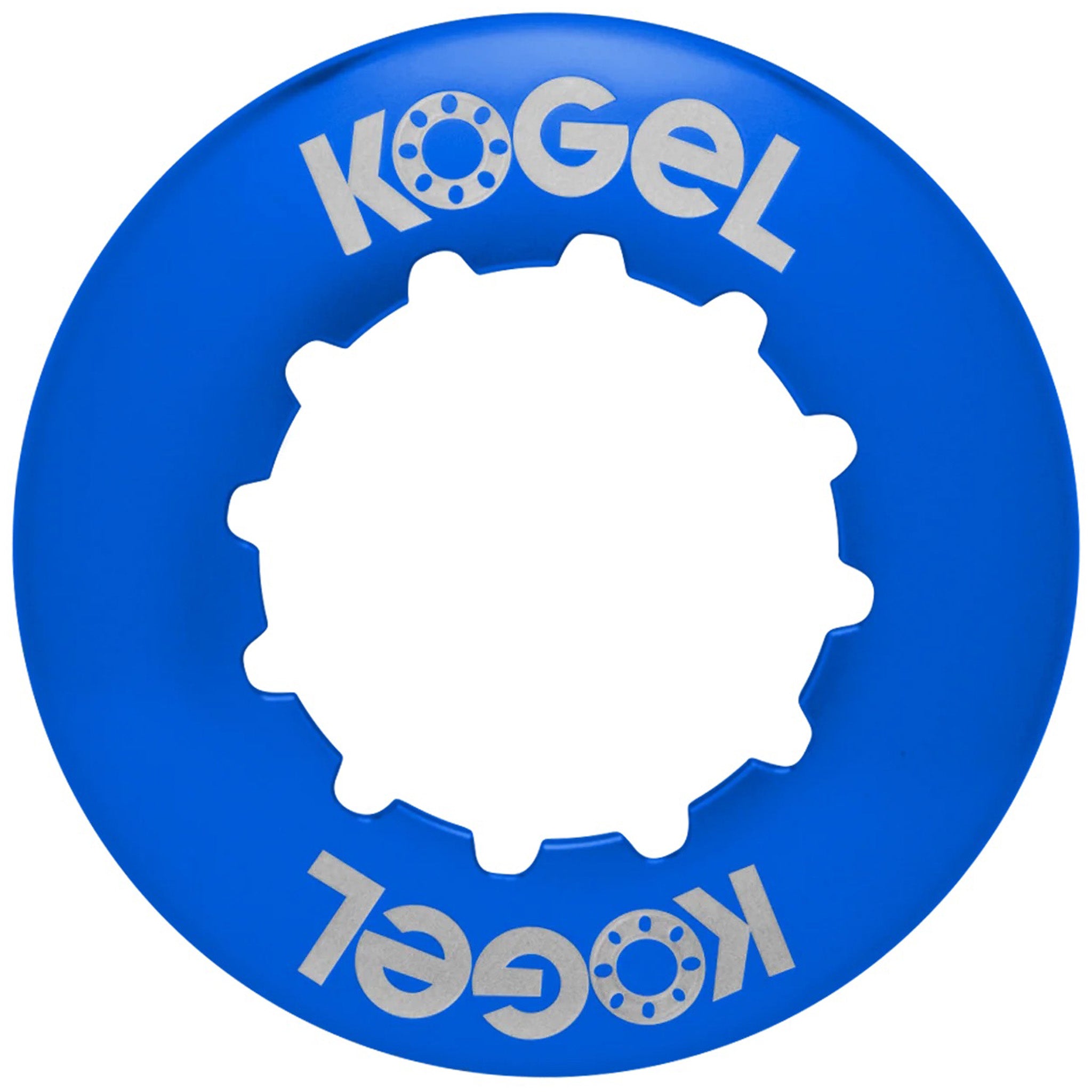 Kogel Bearings Center Lock Internal Spline Rotor Lockring, Blue-0