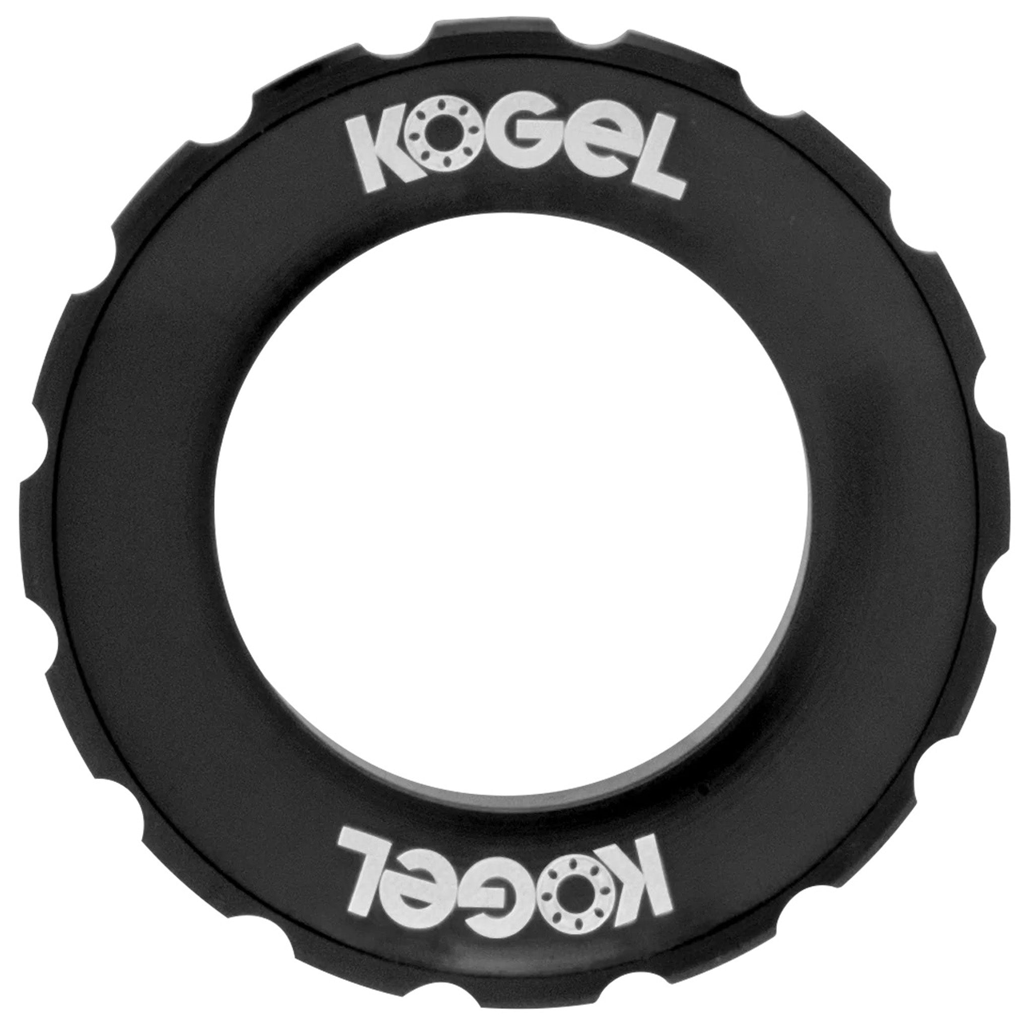 Kogel Bearings Center Lock Rotor Lockring, Black-0