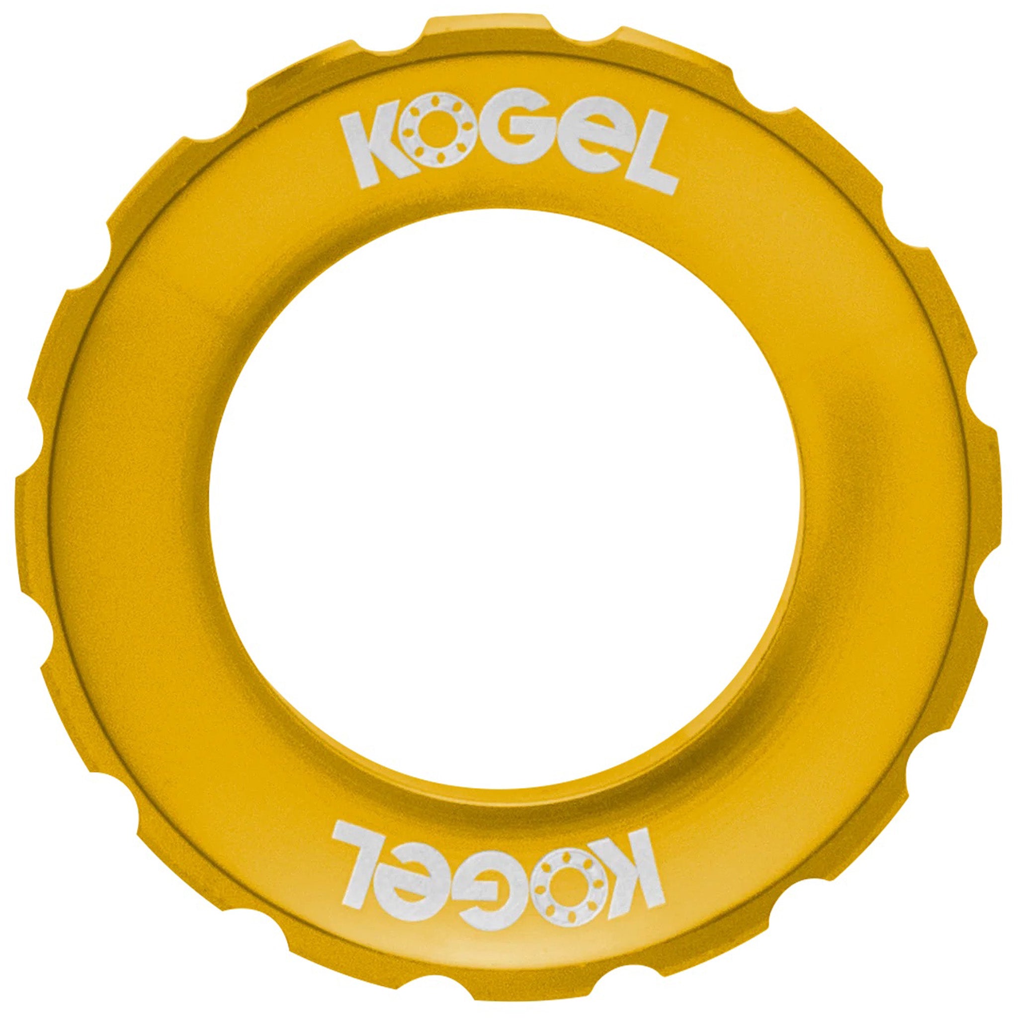 Kogel Bearings Center Lock Rotor Lockring, Gold-0