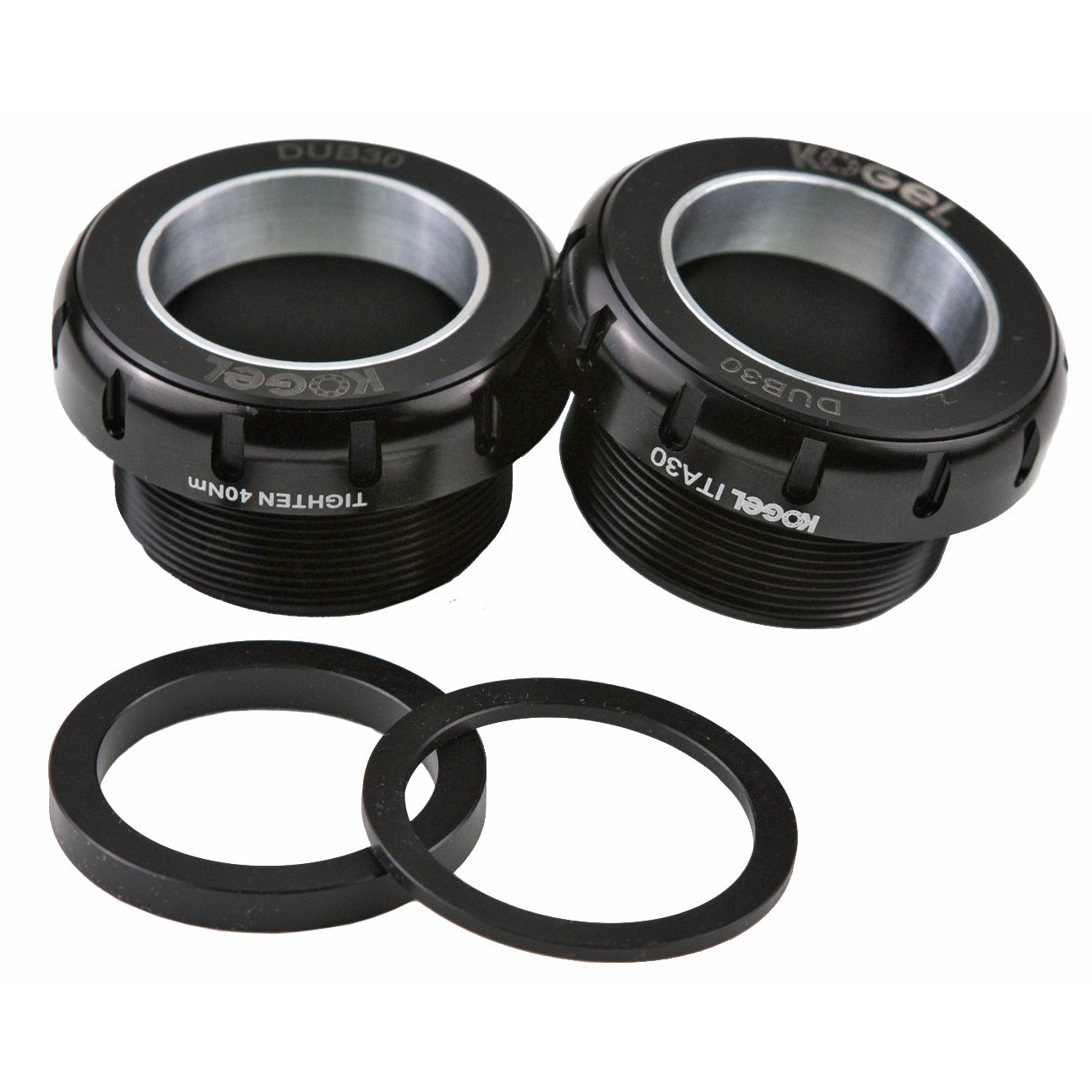 Kogel Bearings ITA DUB (Road) Alloy Bottom Bracket - Black-0