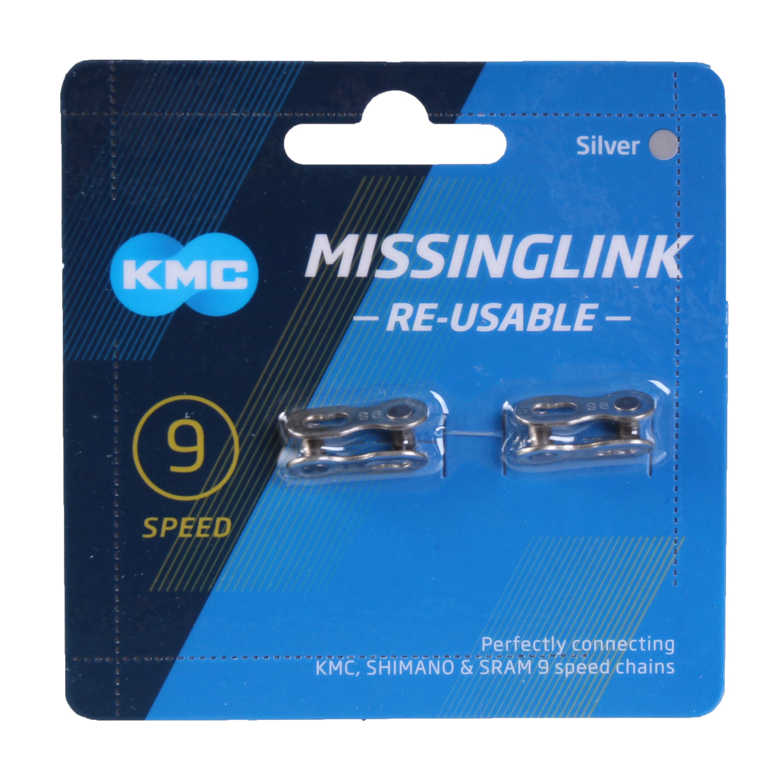 KMC MissingLink-9 Connector(CL566R), 6.6mm 2/Count-0