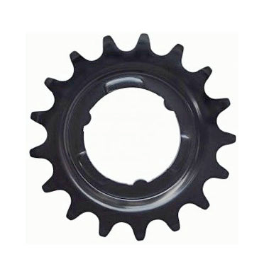 KMC Shimano 17t (3/32"), Rear - Chromoly Black-0