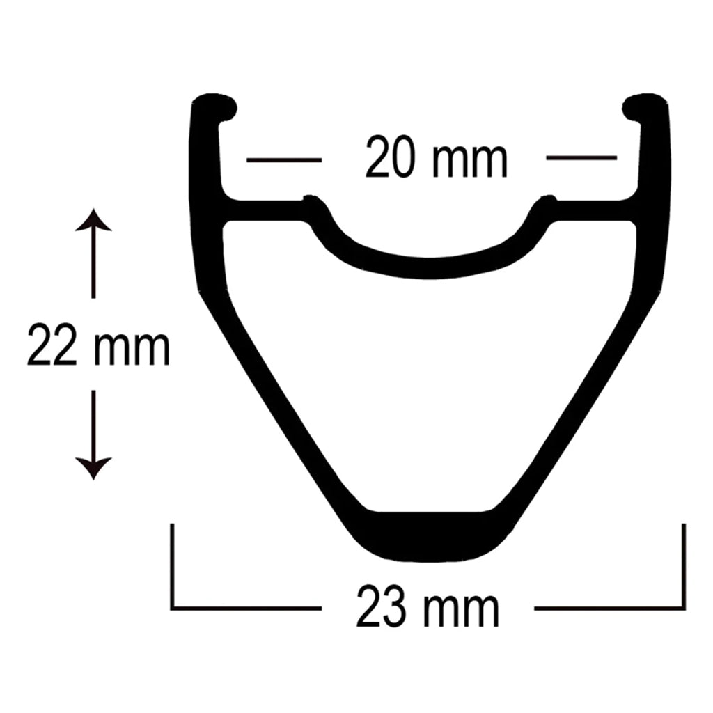 Astral Solstice 700c MSW (Rim Brake) Rim, 32h, Black-2