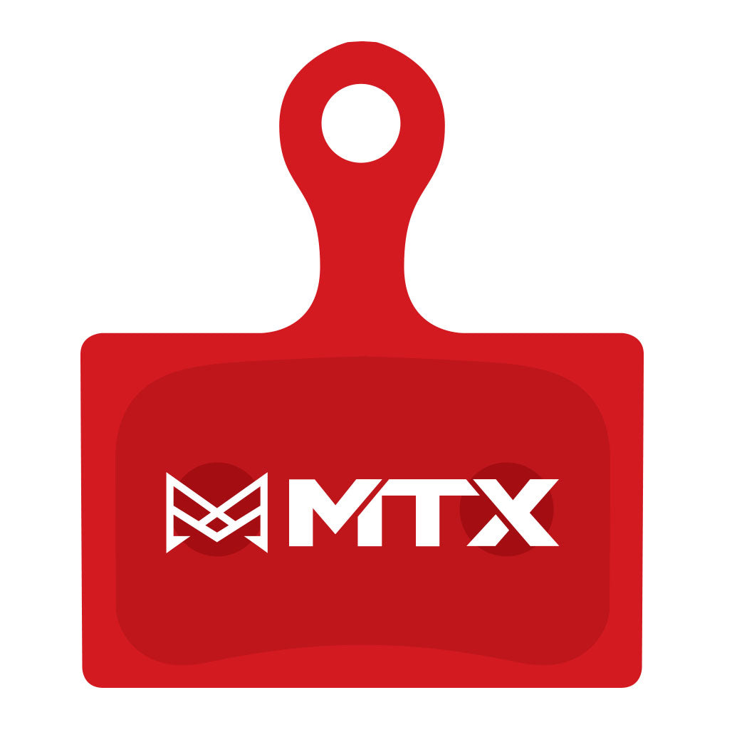 MTX Braking Disc Pads, Shimano (K-Type 2-Piston) Red Label-0