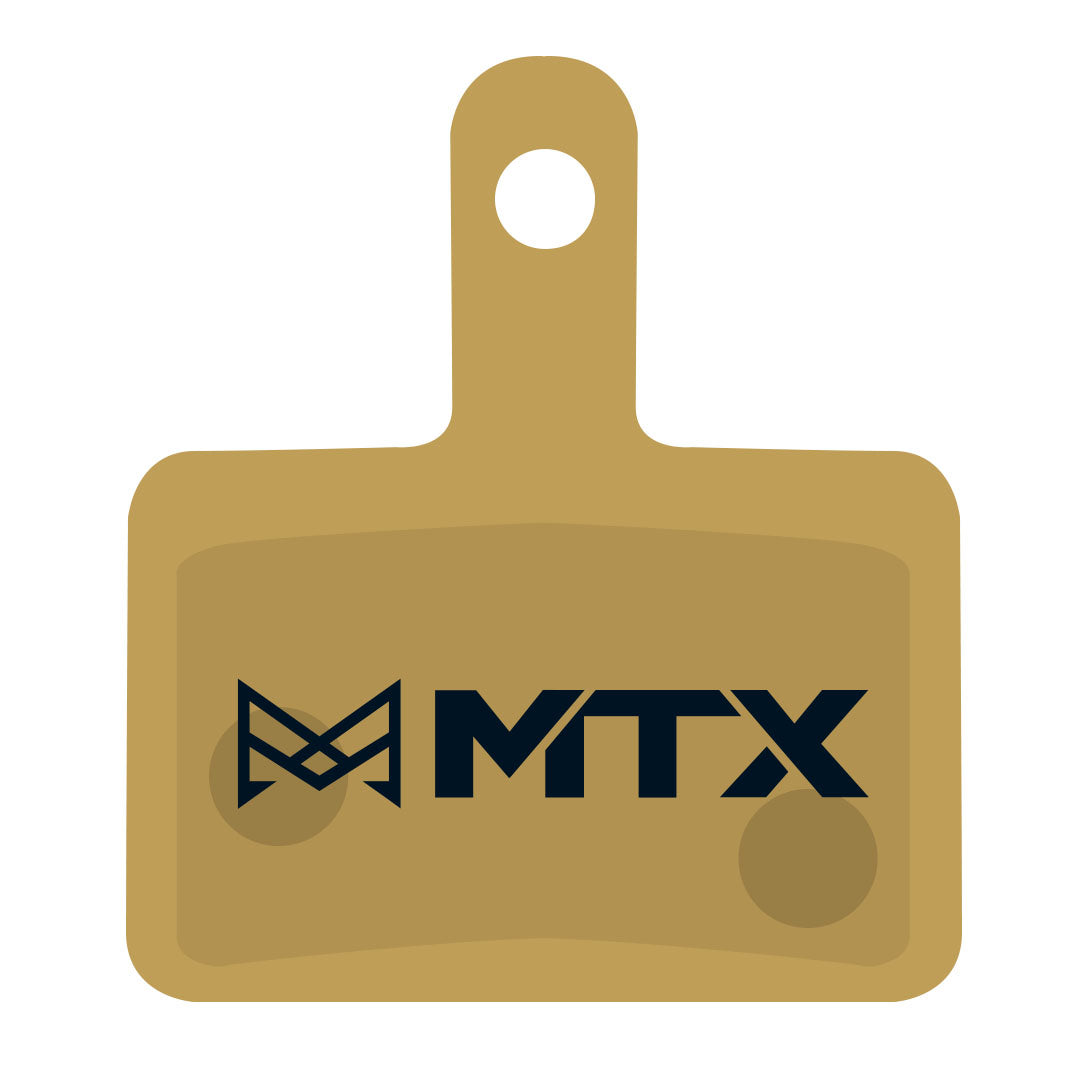MTX Braking Disc Pads, Shimano (B-type 2-piston) TRP, Gold Label-0