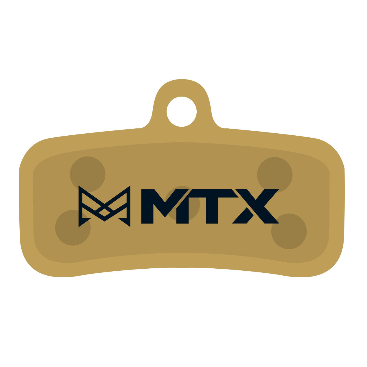 MTX Braking Disc Pads, Shimano (D-type 4-pis) TRP Quad, Gold Label-0