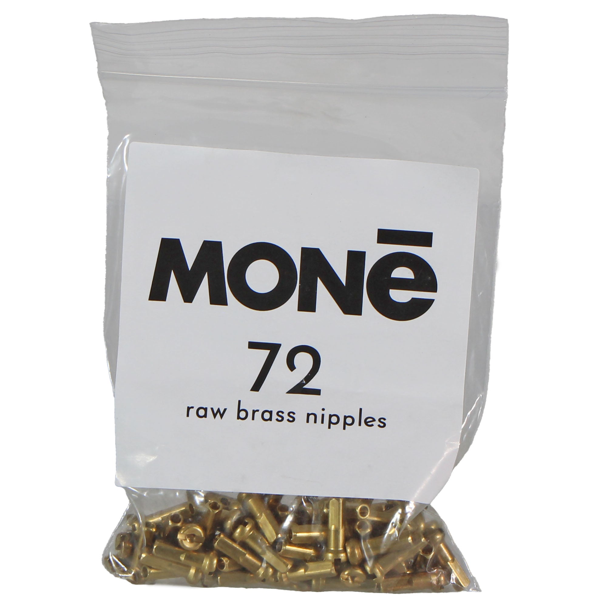Mone Brass Nipple, 14g/14mm, Brass, Bag/72-0
