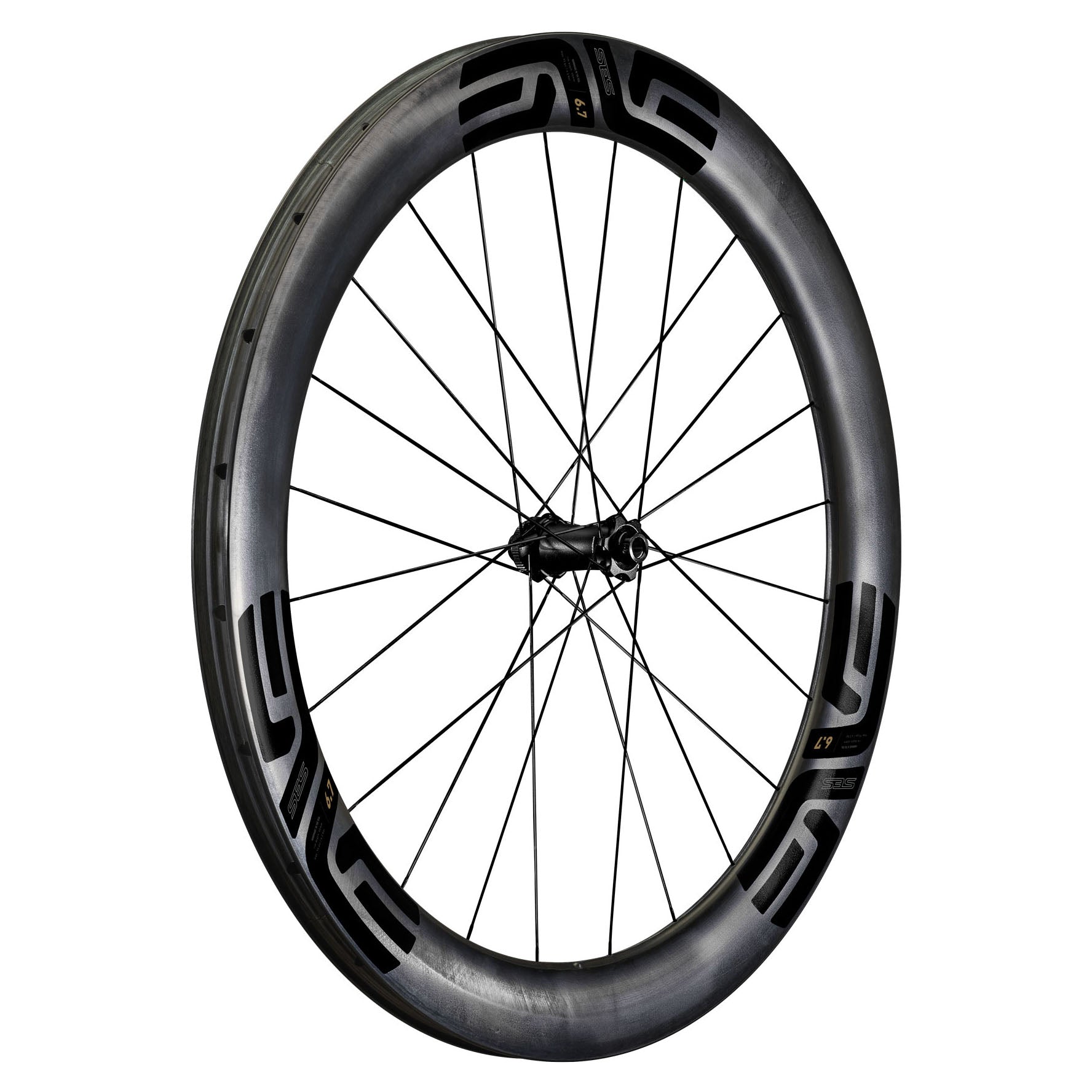 ENVE Composites SES 6.7 Front 700c,12x100, CL, Black-0