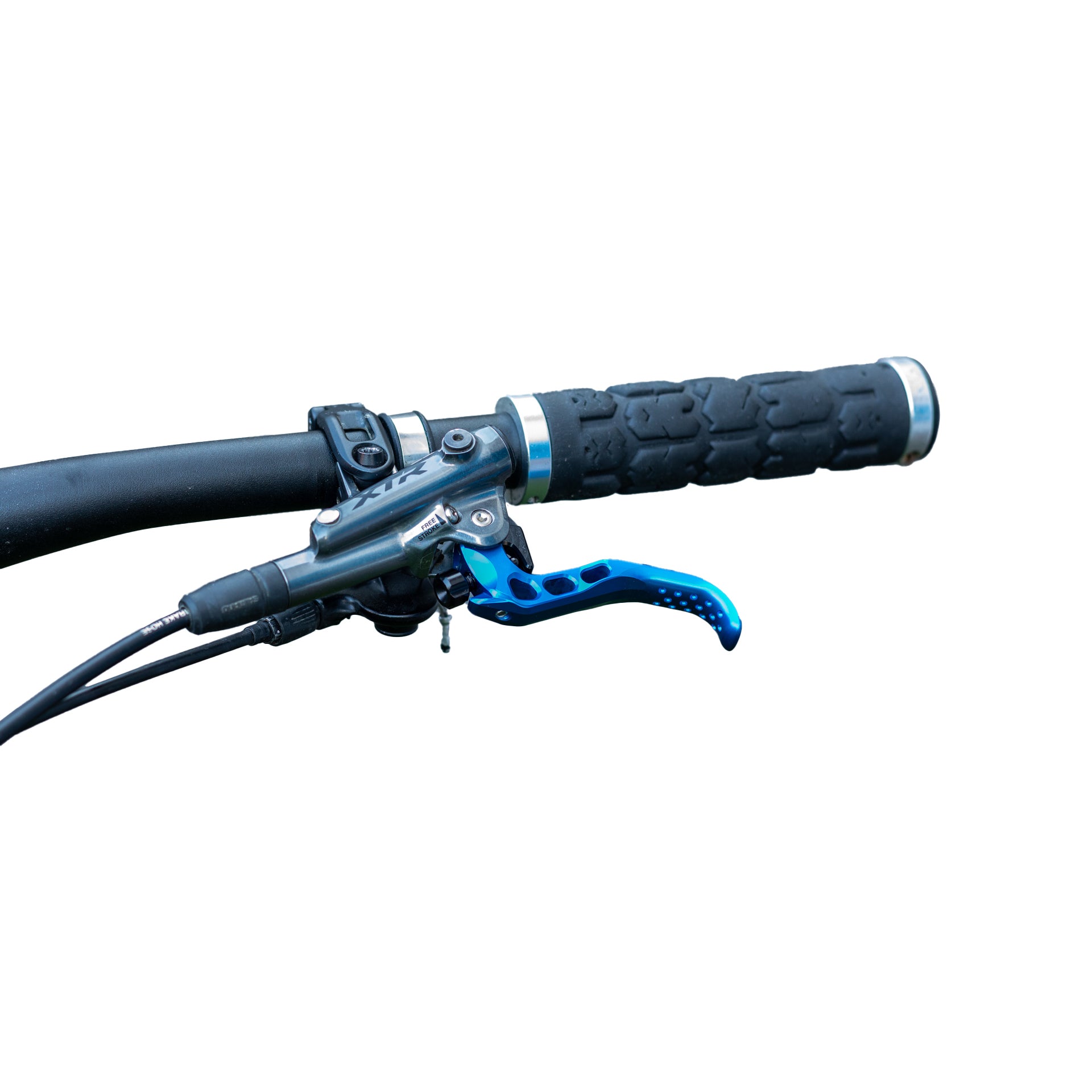 OAK Components SH Brake Lever Blade, 2 Piece Kit, Shimano, Blue-0