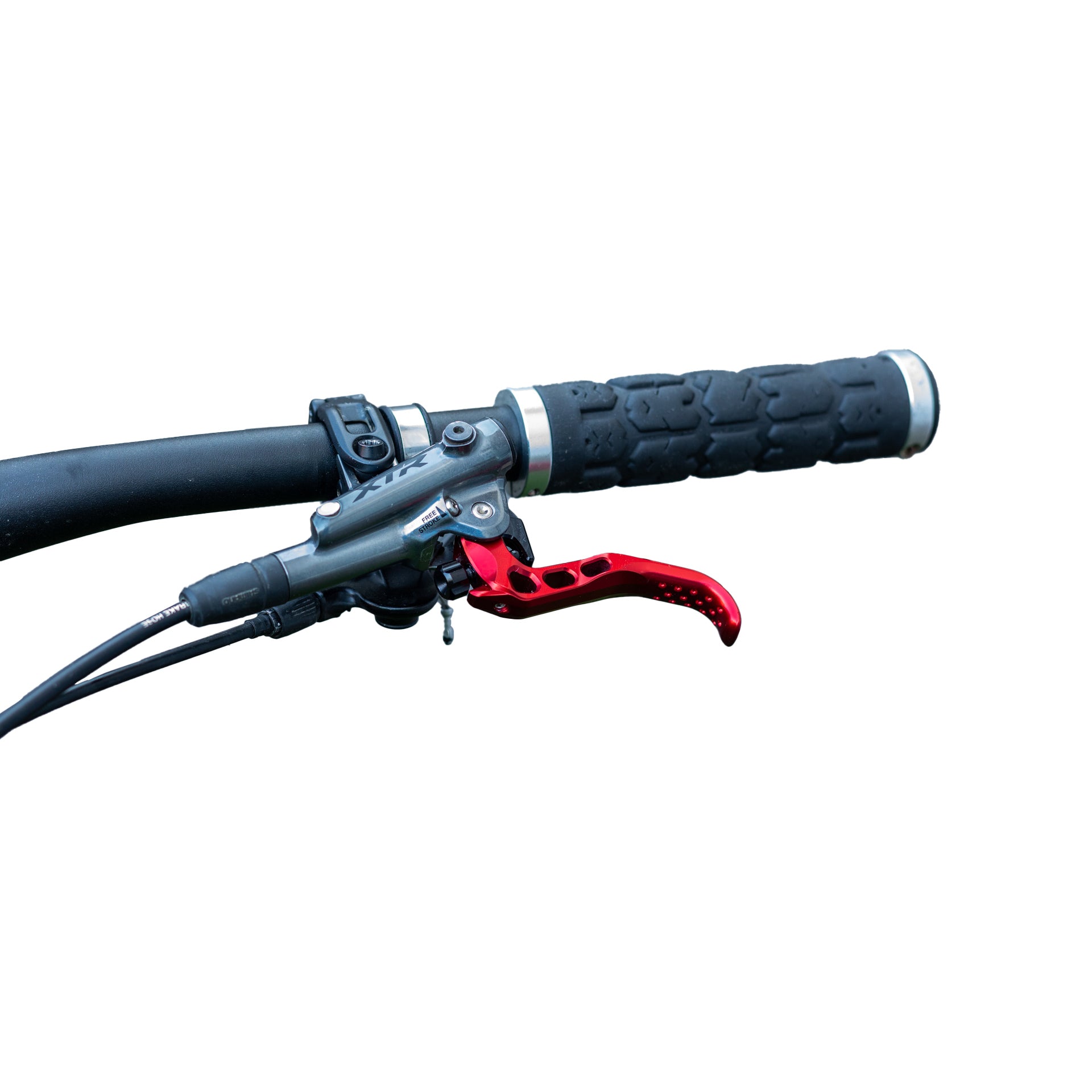 OAK Components SH Brake Lever Blade, 2 Piece Kit, Shimano, Red-0