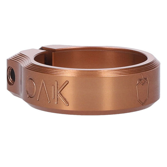 OAK Components Orbit Seatpost Clamp, 36.4mm, Copper-0