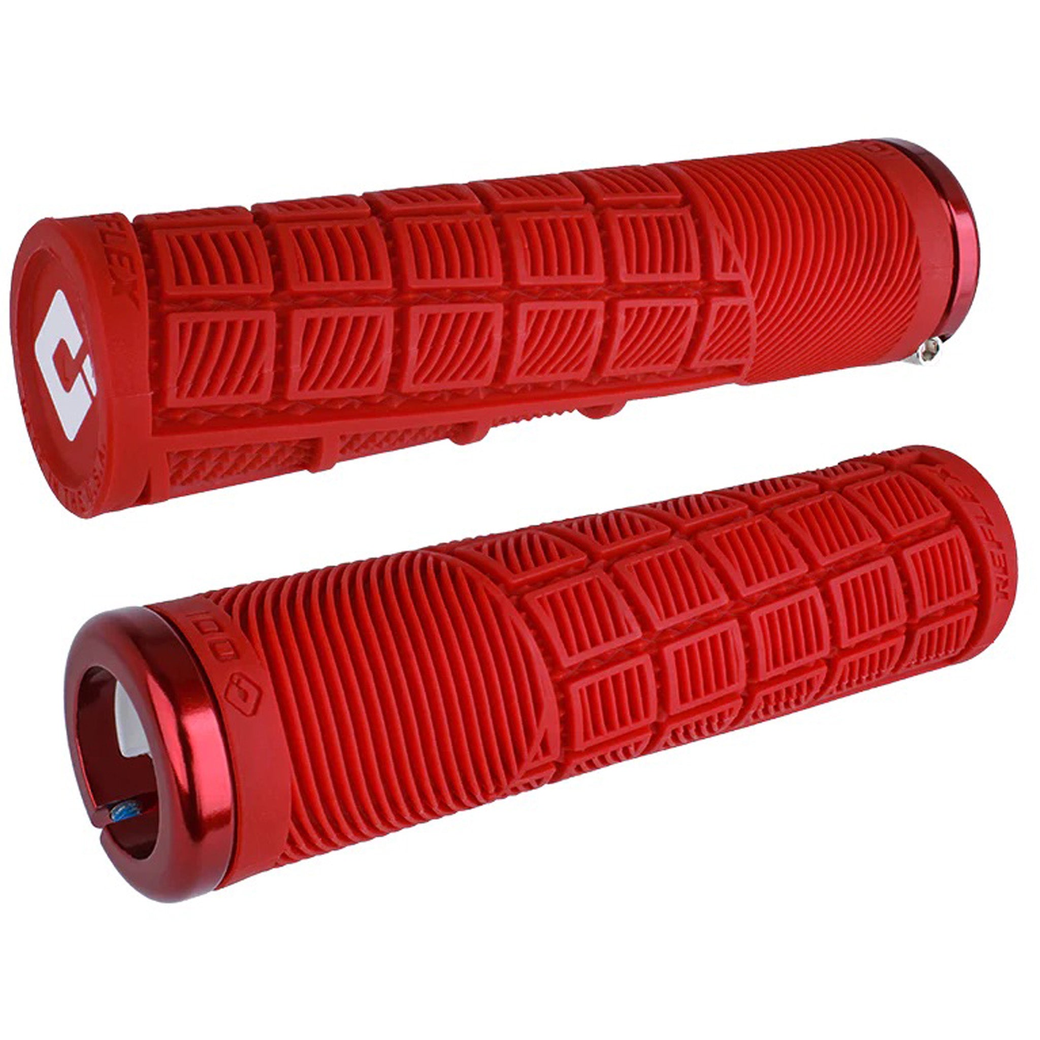 ODI Lock-On MTB, Reflex Grip - Red/Red-0