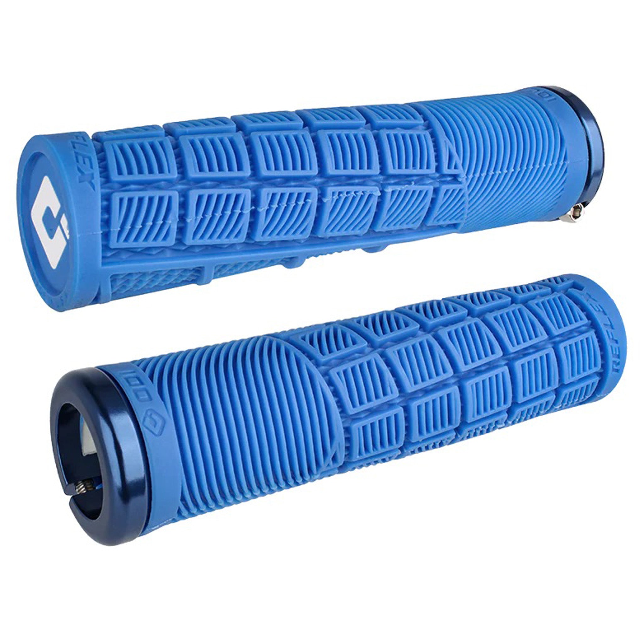 ODI Lock-On MTB, Reflex Grip - Blue/Blue-0