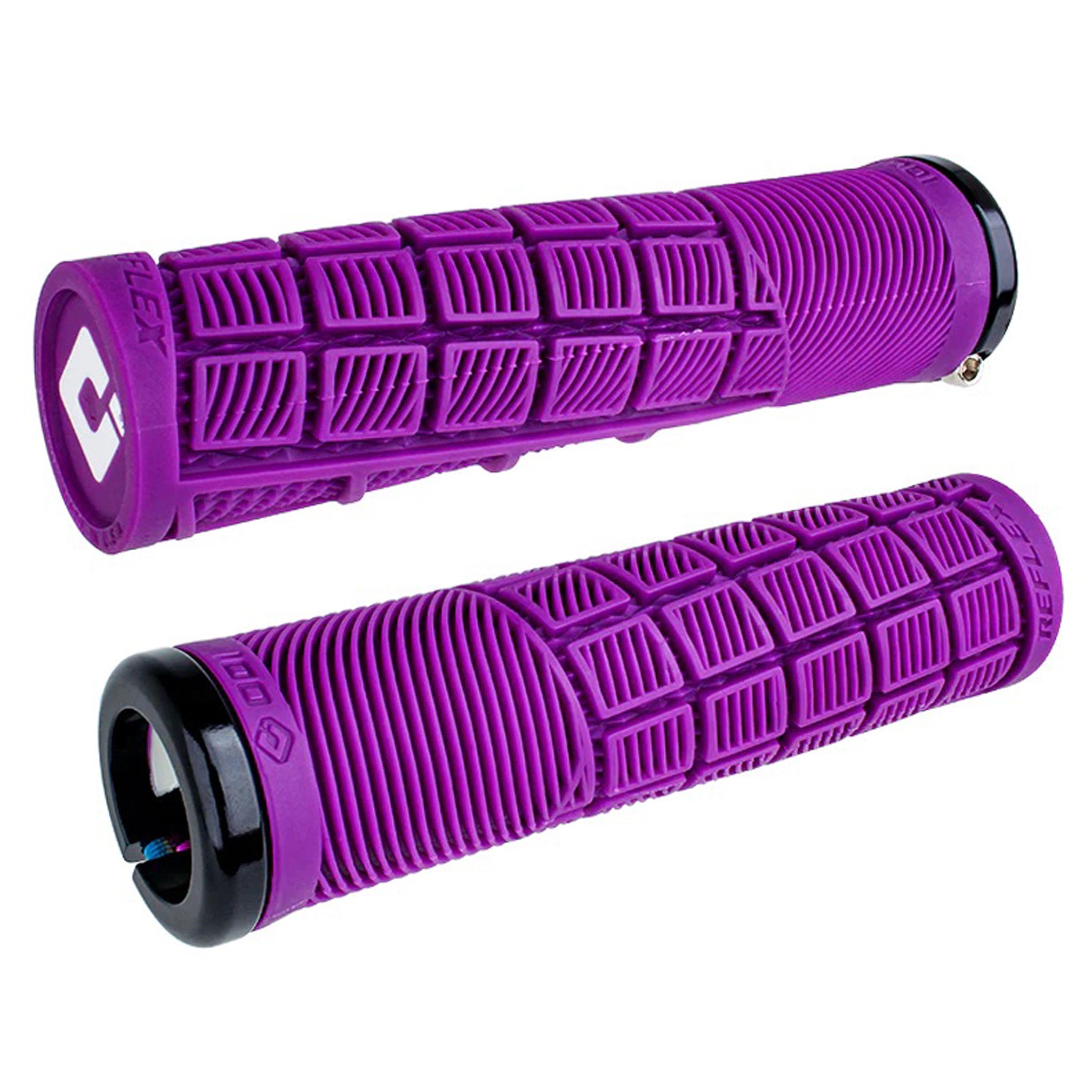 ODI Lock-On MTB, Reflex Grip - Purple/Black-0