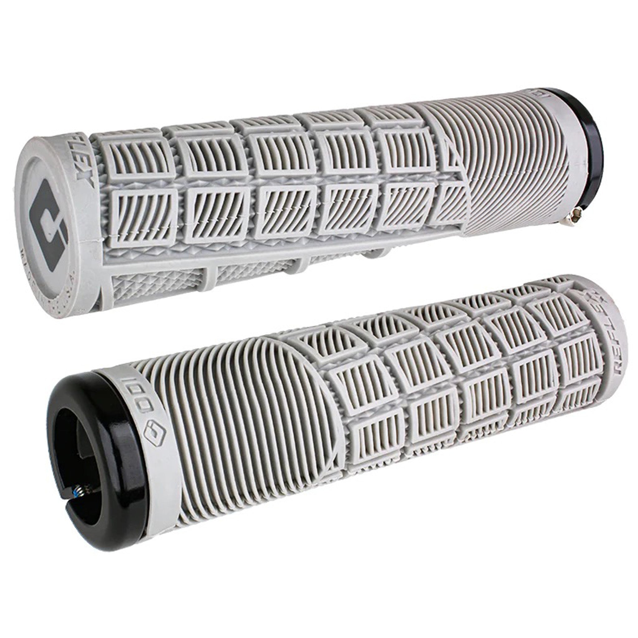 ODI Lock-On MTB, Reflex XL Grip - Gray/Black-0