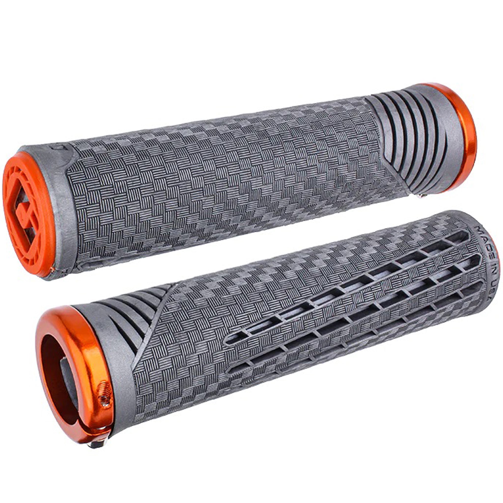 ODI Lock-On MTB, CF - Lynx Gray/Orange-0