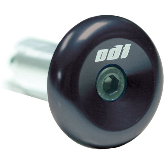 ODI Aluminum Bar End Plugs, Black-0