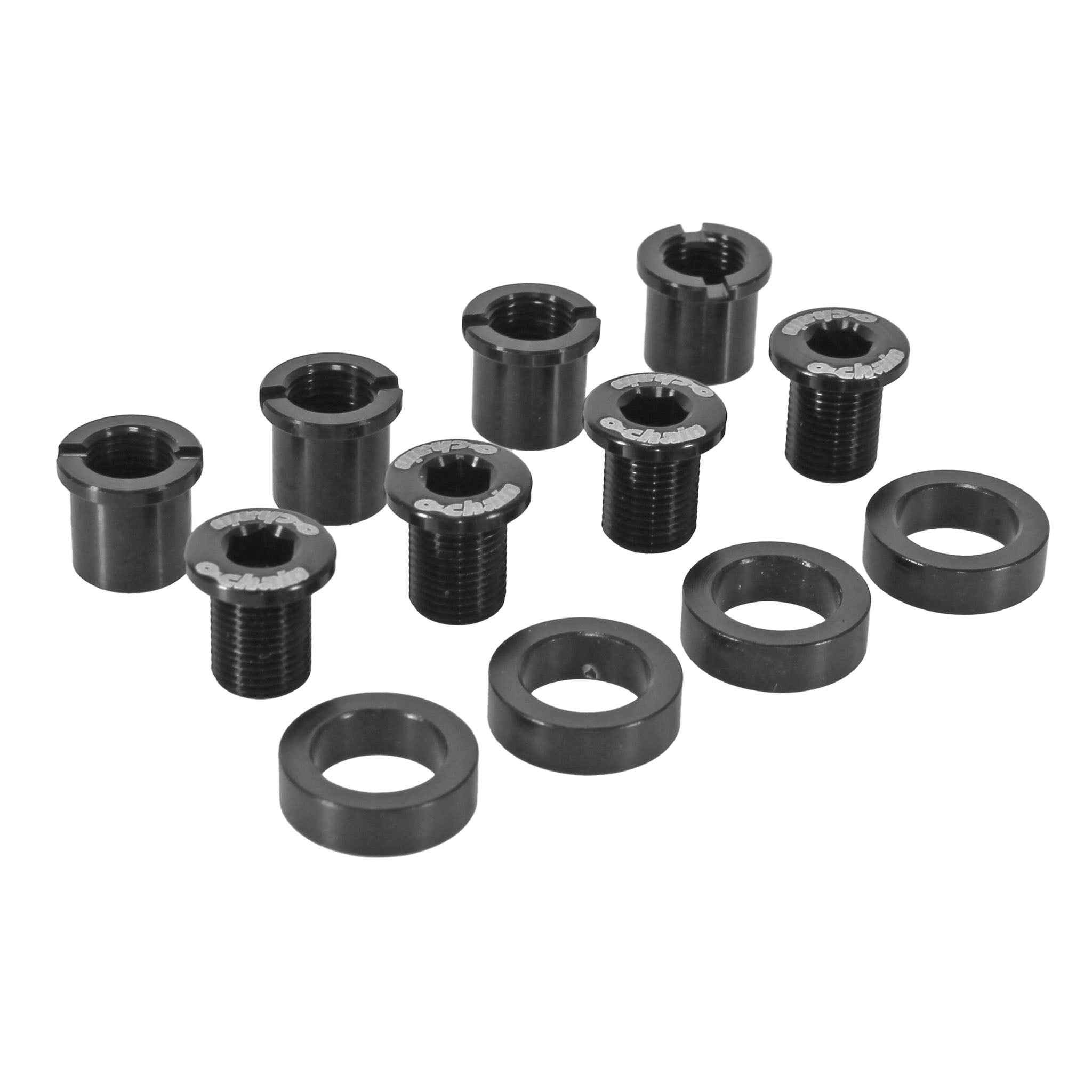 Ochain Chainring Bolts and Spacers, 4.5mm Offset-0