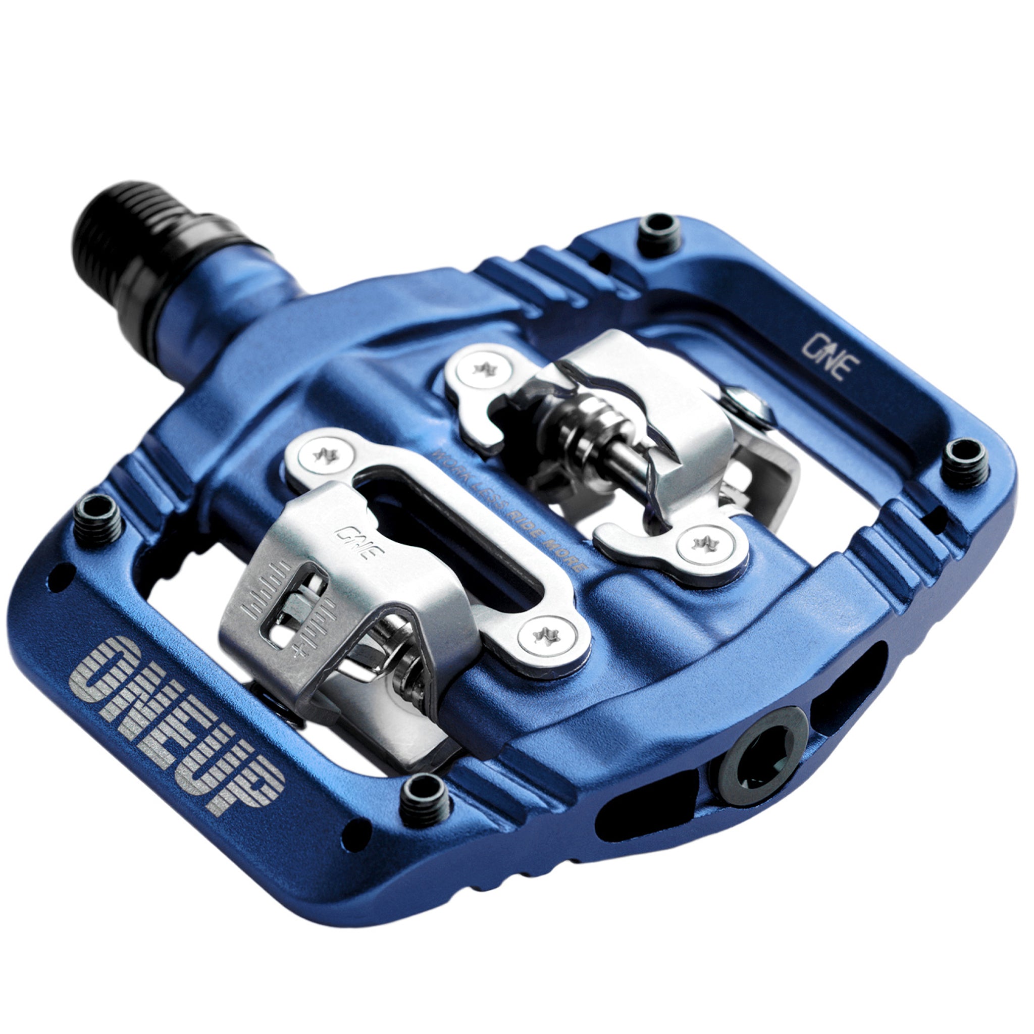 OneUp Components Clip Pedals, CrMo, Dark Blue-0
