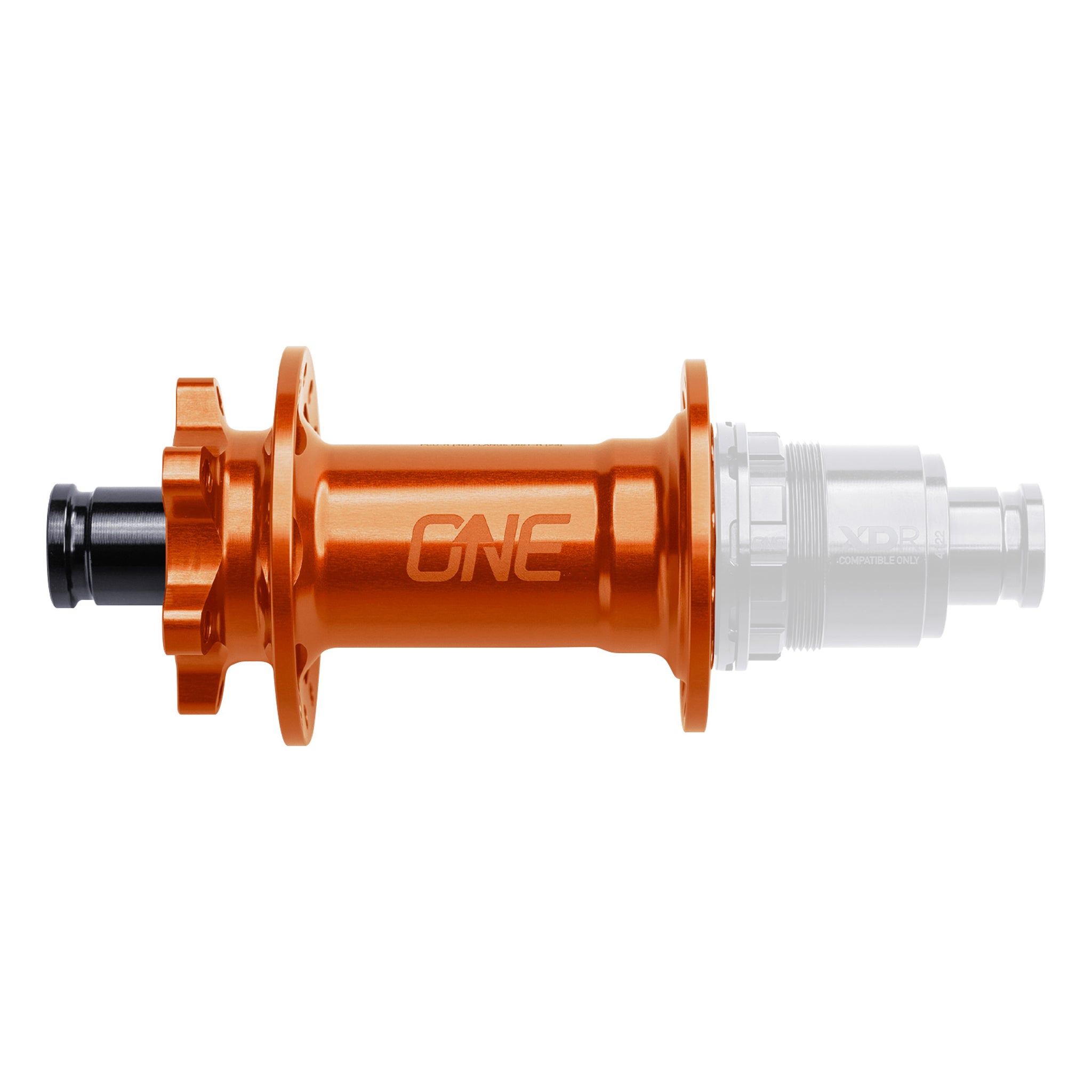 OneUp Components 6B-Disc Rear Hub, 12x148mm, No FH, 32h, Orange-0