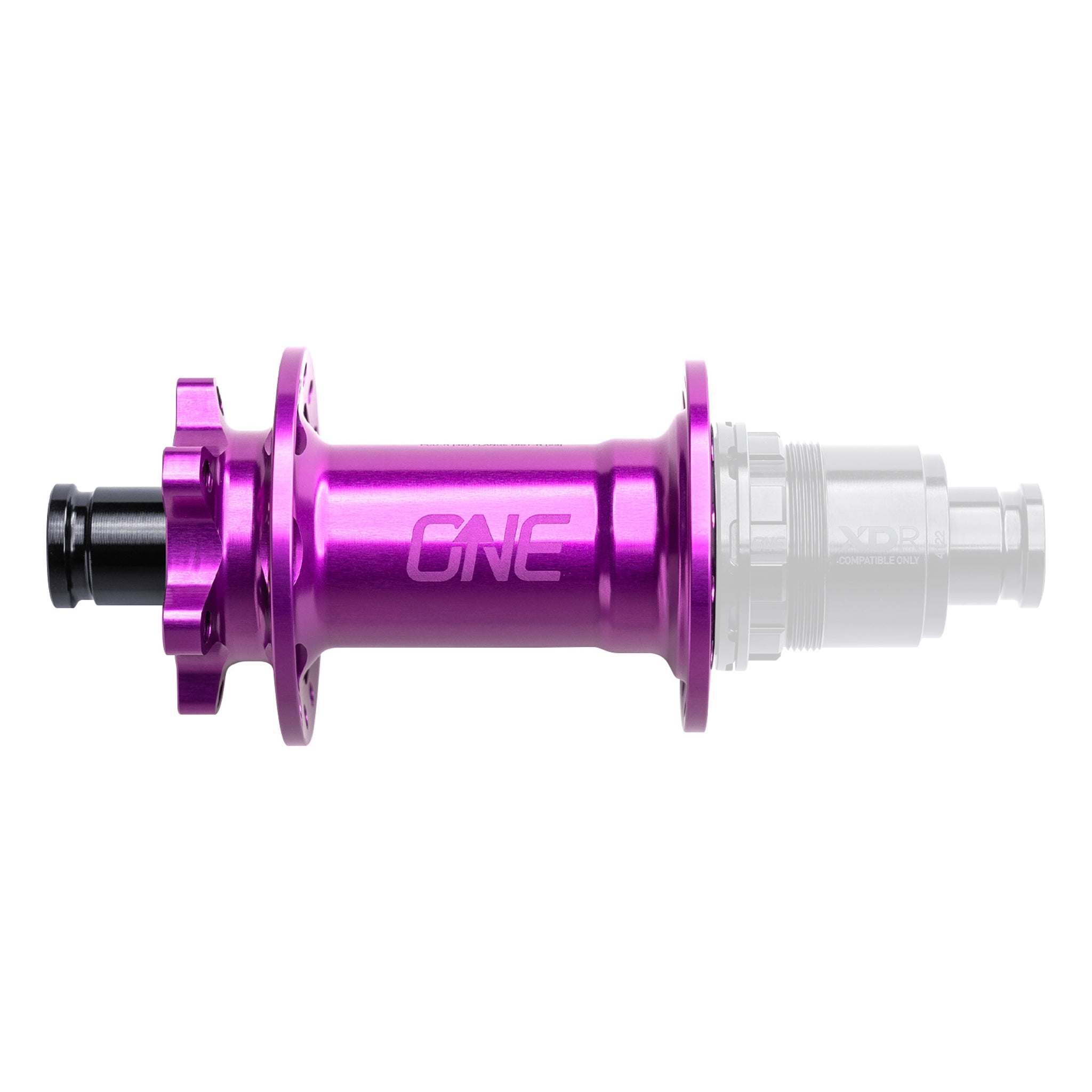OneUp Components 6B-Disc Rear Hub, 12x148mm, No FH, 32h, Purple-0