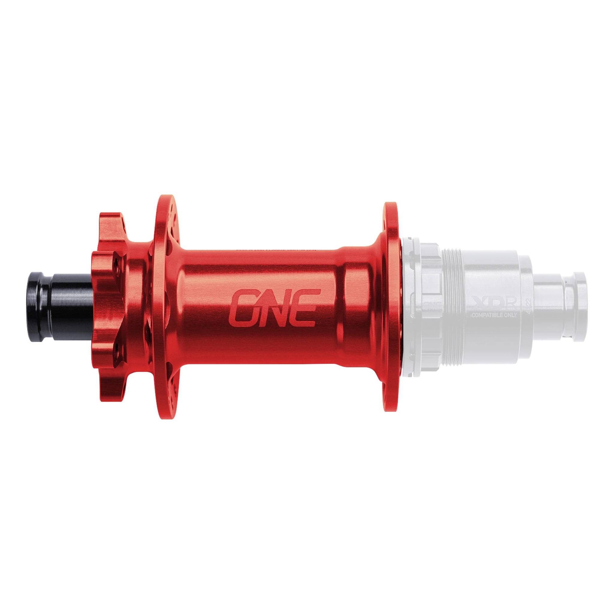 OneUp Components 6B-Disc Rear Hub, 12x148mm, No FH, 32h, Red-0