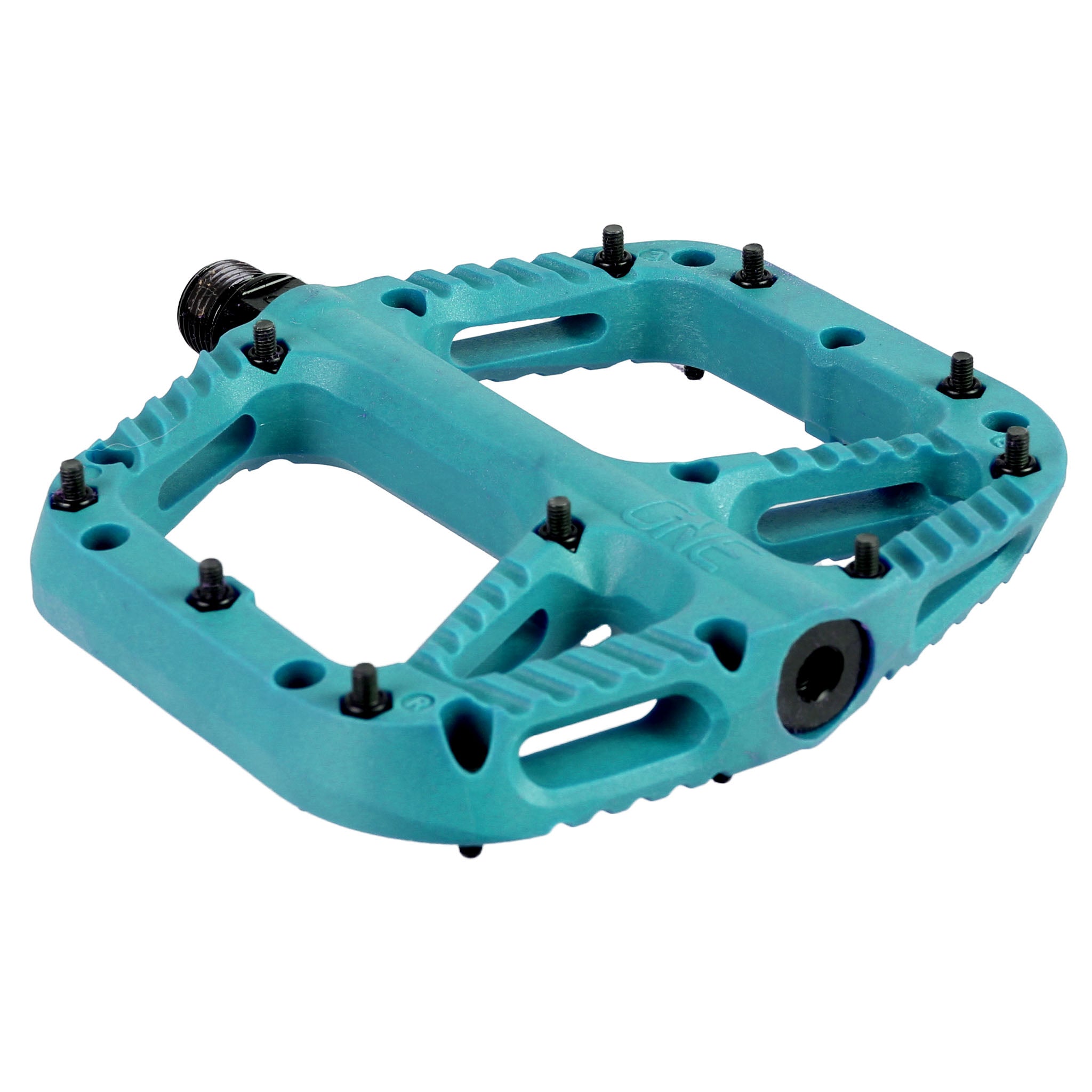 OneUp Components Comp Platform Pedals, Turquoise-0