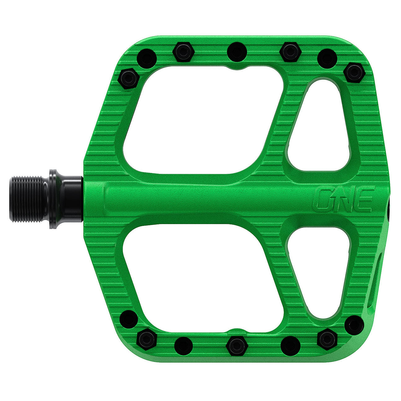 OneUp Components Small Comp Platform Pedals, Green-0