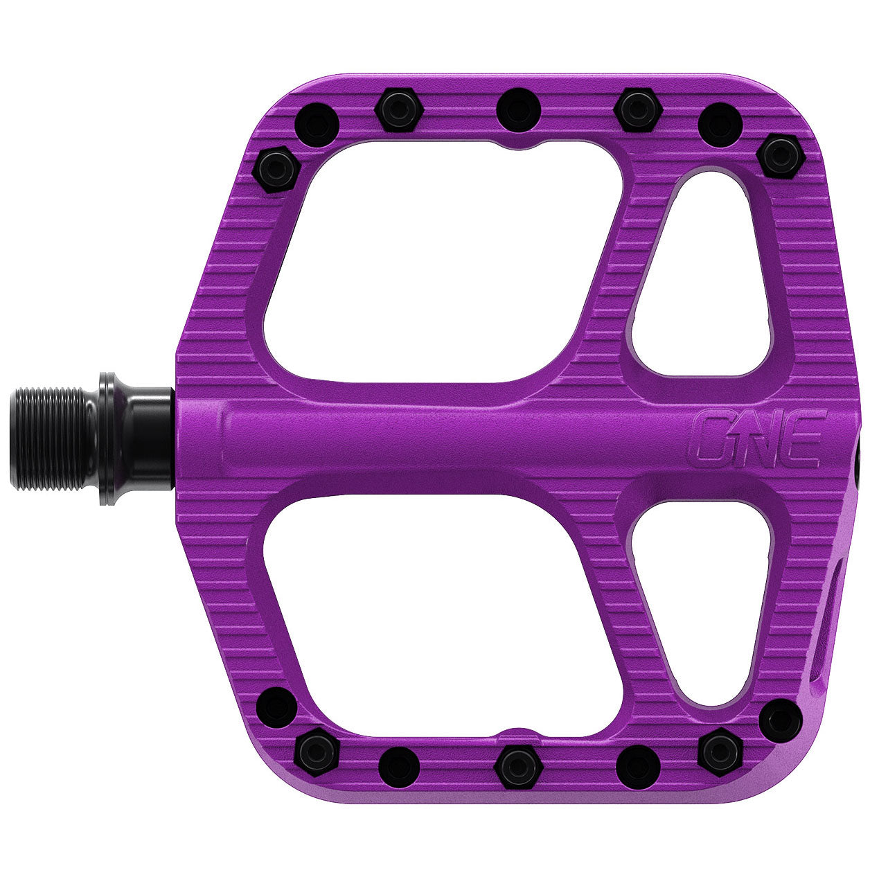 OneUp Components Small Comp Platform Pedals, Purple-0