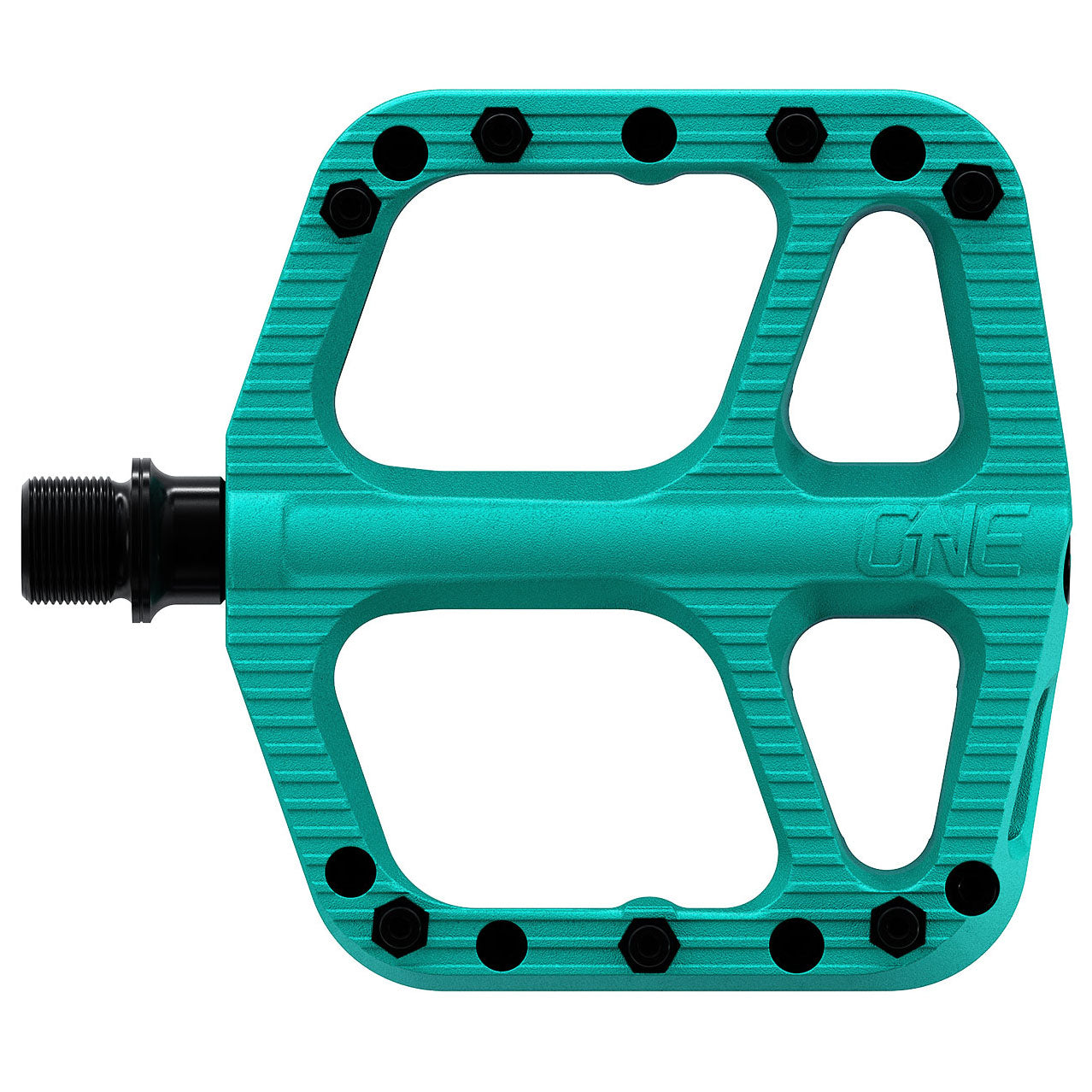 OneUp Components Small Comp Platform Pedals, Turquoise-0
